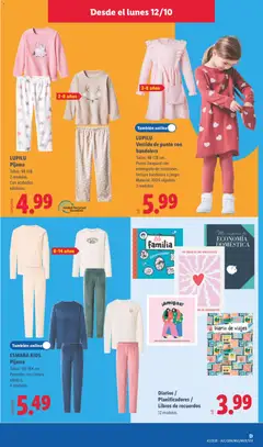 Vista previa Lidl folleto de bazar válido desde el 12/10/2026 | Página: 19 | Productos: Pijama, Libros