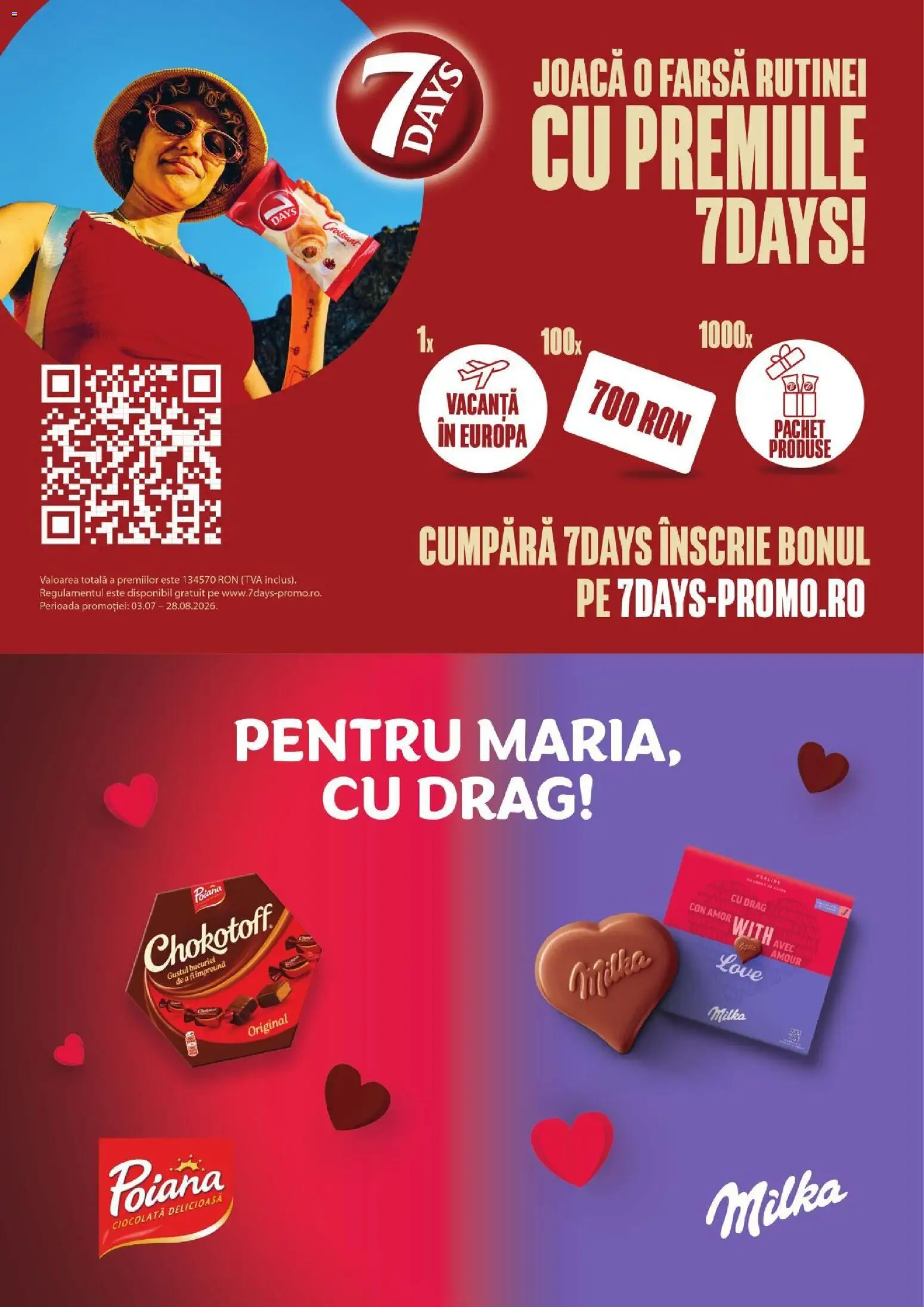 Noul catalog Mega Image – valabil de la 30.07.2026 | Pagină: 32 | Produse: Praline, Ciocolată