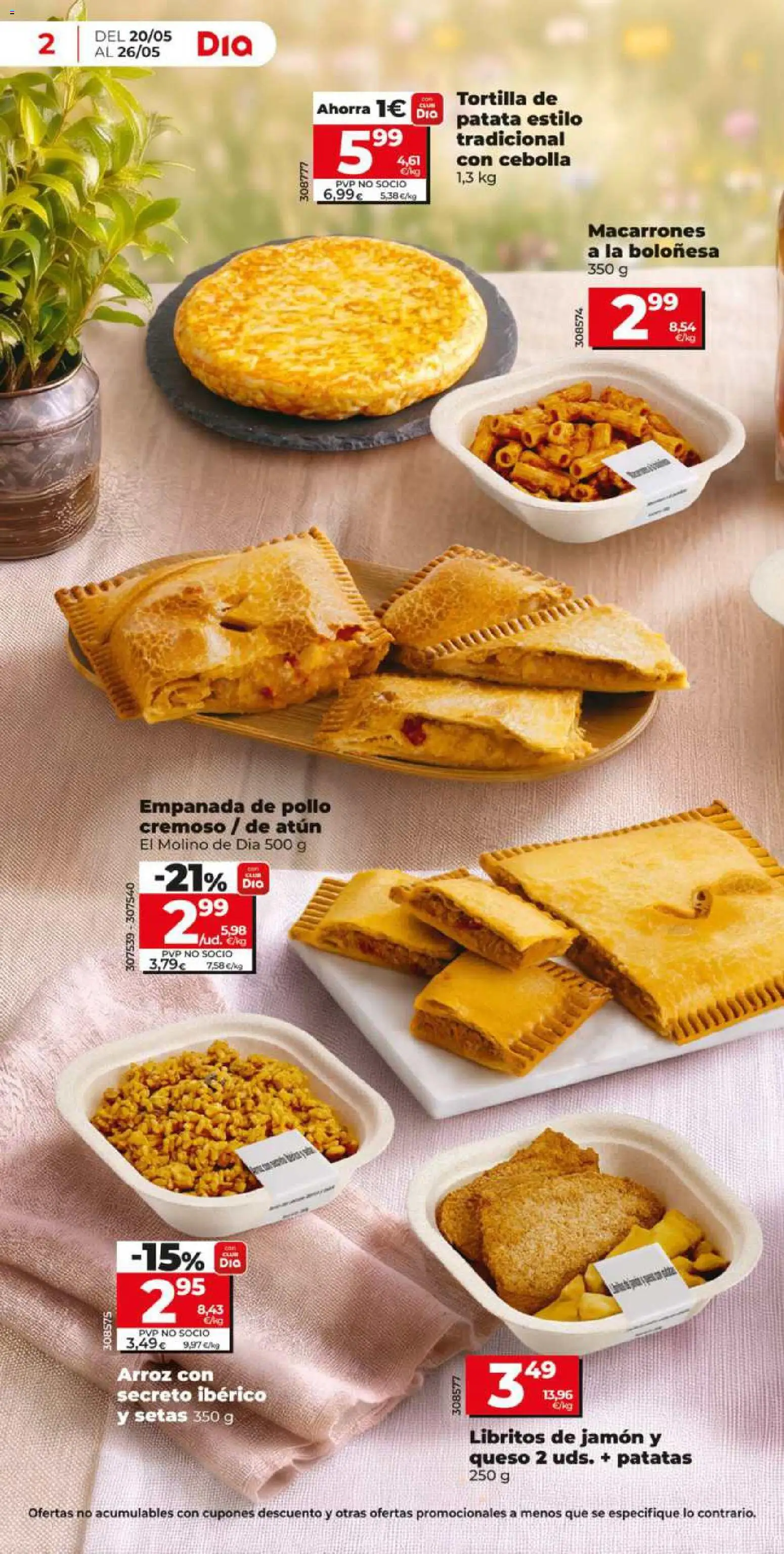 Dia - folleto Market │ válido desde el 20.05.2026 | Página: 2 | Productos: Queso, Jamón, Arroz, Παγωμένο τσάι