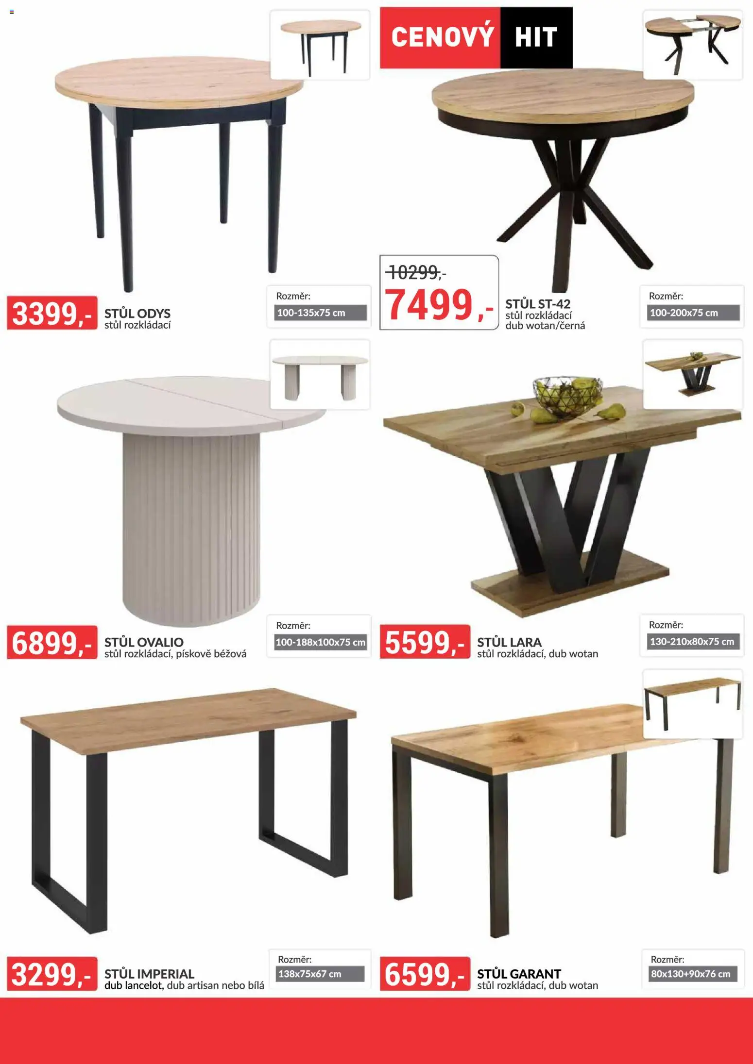 BAUMAX leták - Šatní skříně od 01.10.2026 | Strana: 72 | Produkty: Stůl
