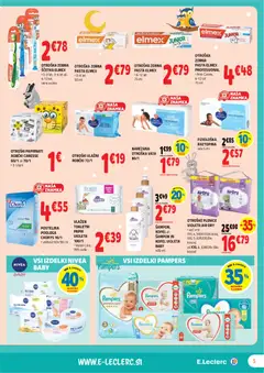 E.leclerc katalog akcije – veljaven od 30.09.2026 | Stran: 5 | Izdelki: Kopel, Plenice, Sampon, Podloga