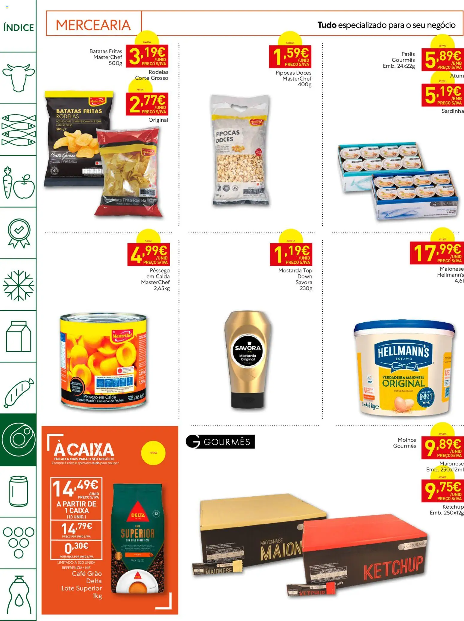 Recheio Horeca Madeira │ válido de 08/09/2026 | Página: 20 | Produtos: Atum, Mercearia, Caixa, Ketchup