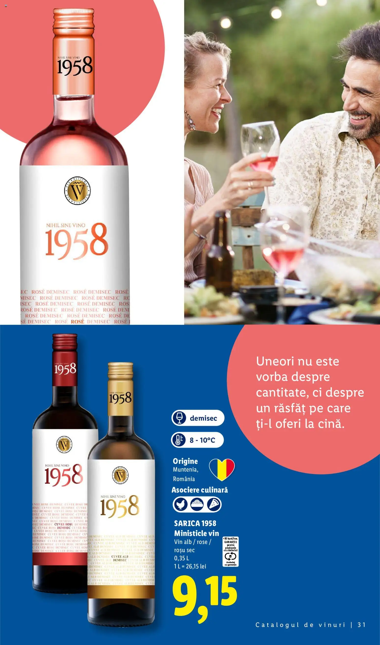 Noul catalog Lidl – valabil de la 28.09.2026 | Pagină: 31 | Produse: Vin alb, Vin