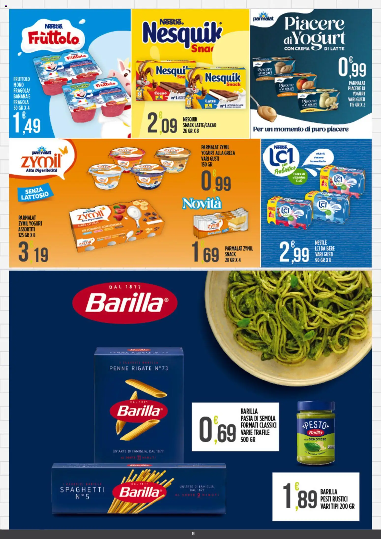 Volantino Euroesse del 24/08/2026 | Pagina: 13 | Prodotti: Pasta di semola, Semola, Penne, Spaghetti