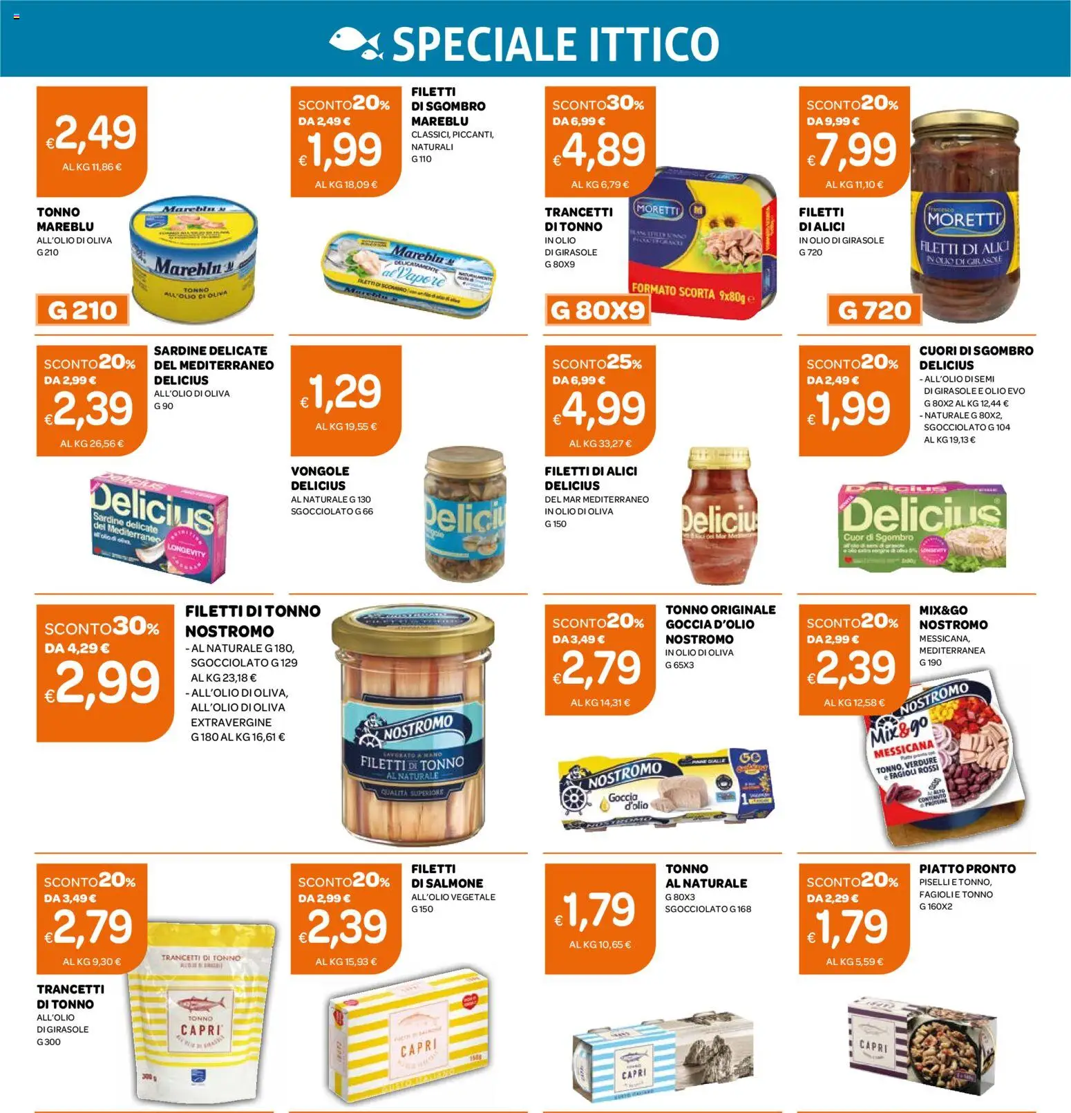 Volantino Ekom del 02.06.2026 | Pagina: 15 | Prodotti: Fagioli, Tonno, Olio di girasole, Olio di Oliva
