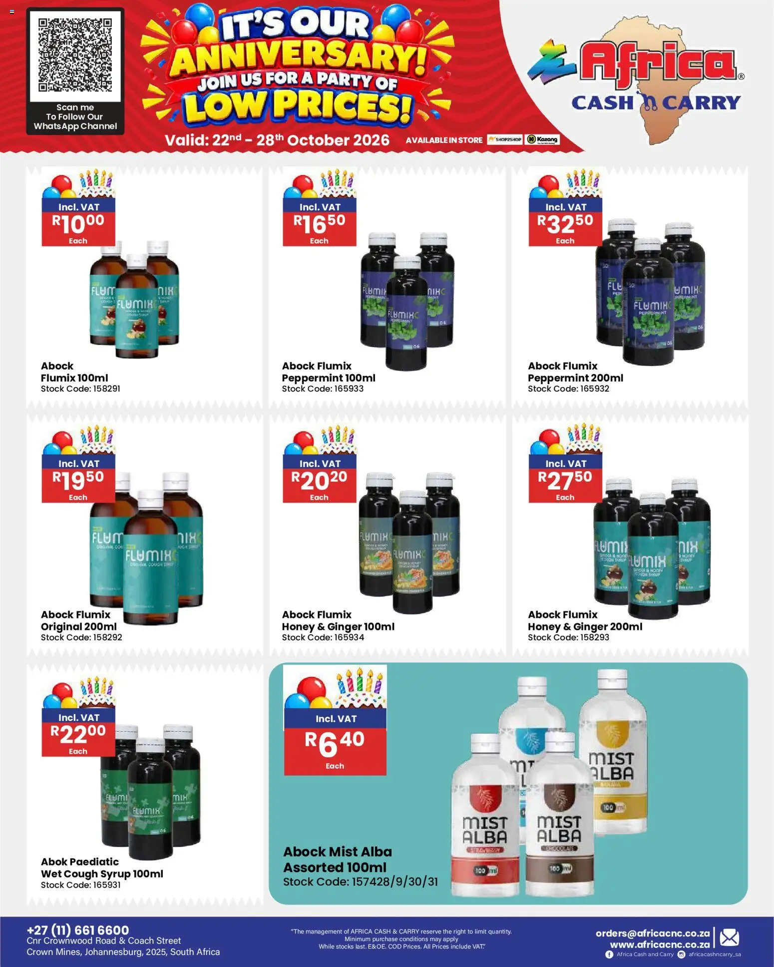 New Africa Cash & Carry catalogue – valid from 22/10/2026 | Page: 118