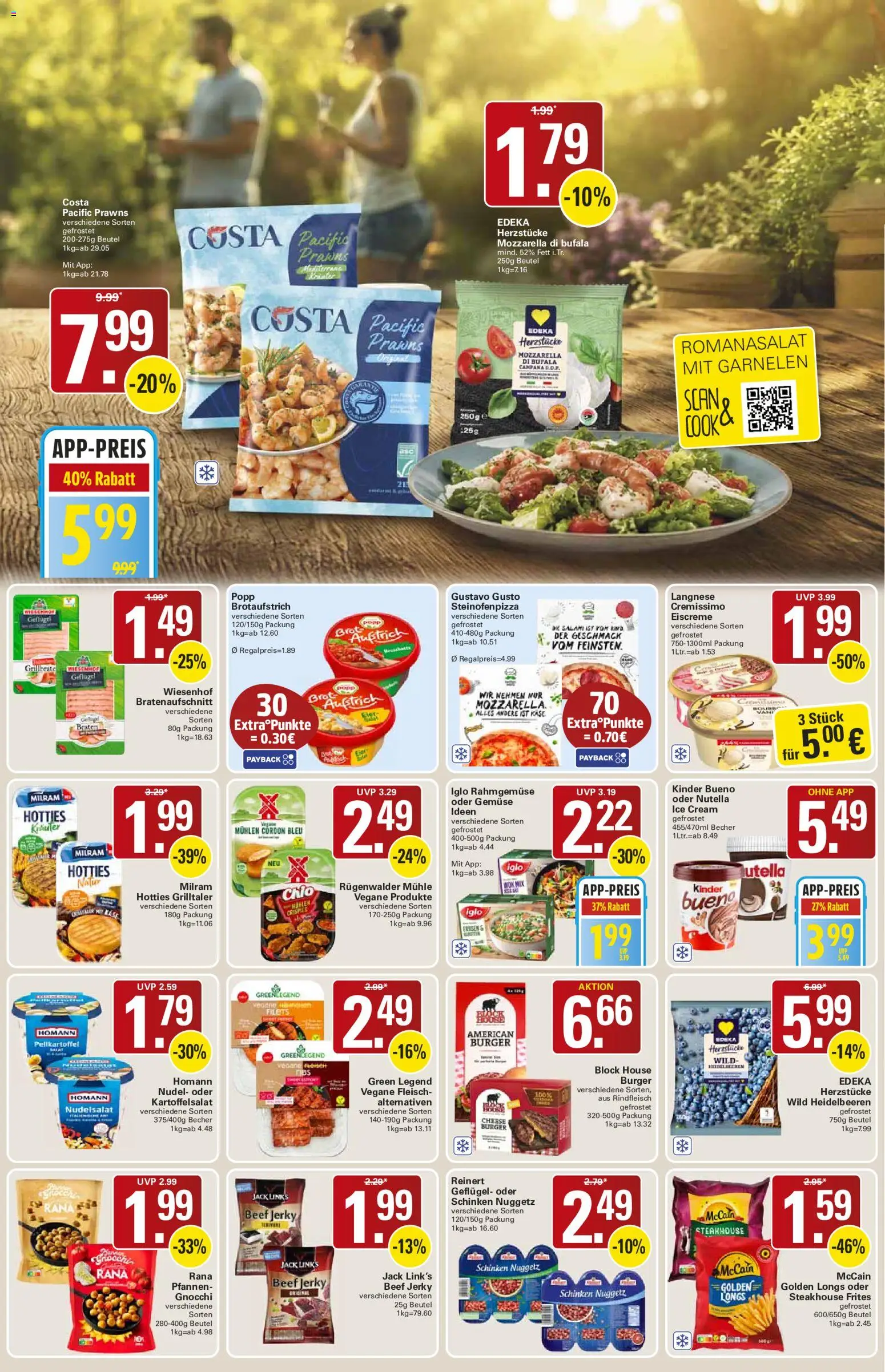 WEZ Prospekt – gültig ab 27.07.2026 | Seite: 9 | Produkte: Käse, Iglo, Kinder bueno, Wok