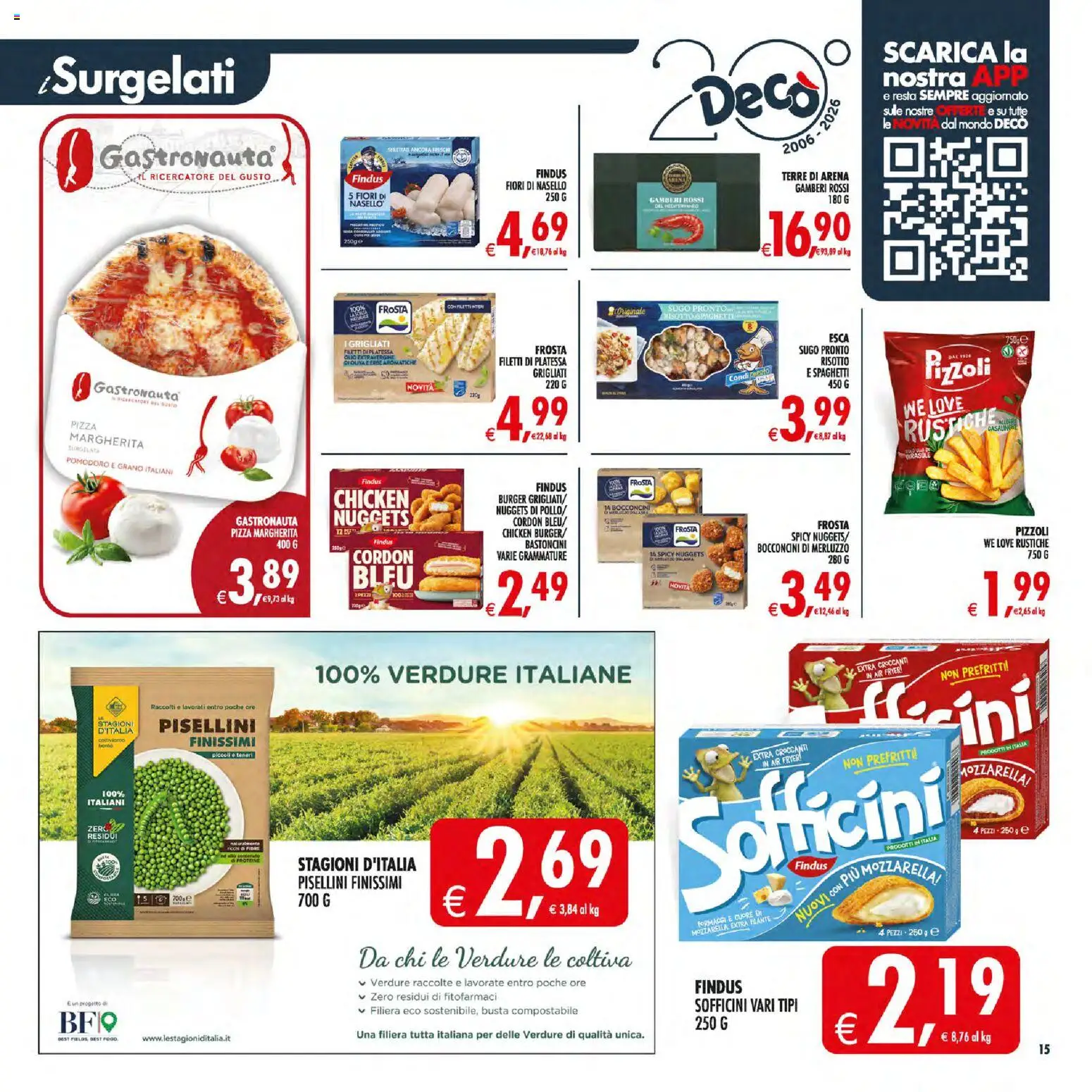 Volantino Decò del 30/06/2026 | Pagina: 19 | Prodotti: Gamberi, Pomodoro, Olio, Sugo