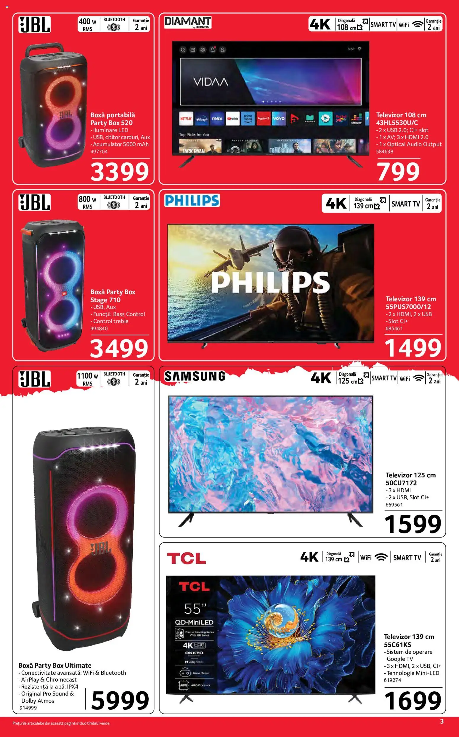 Noul catalog Selgros – valabil de la 15.05.2026 | Pagină: 3 | Produse: Usb, Babak, Apă, Boxă portabilă