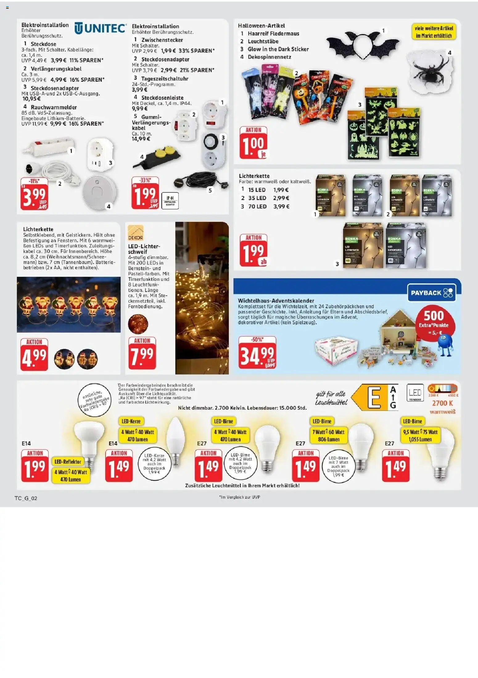 Edeka Prospekt Mainz-Weisenau (ab 19.10.2026) » Angebote Online | Seite: 79 | Produkte: Kabel, Steckdose, Batterie