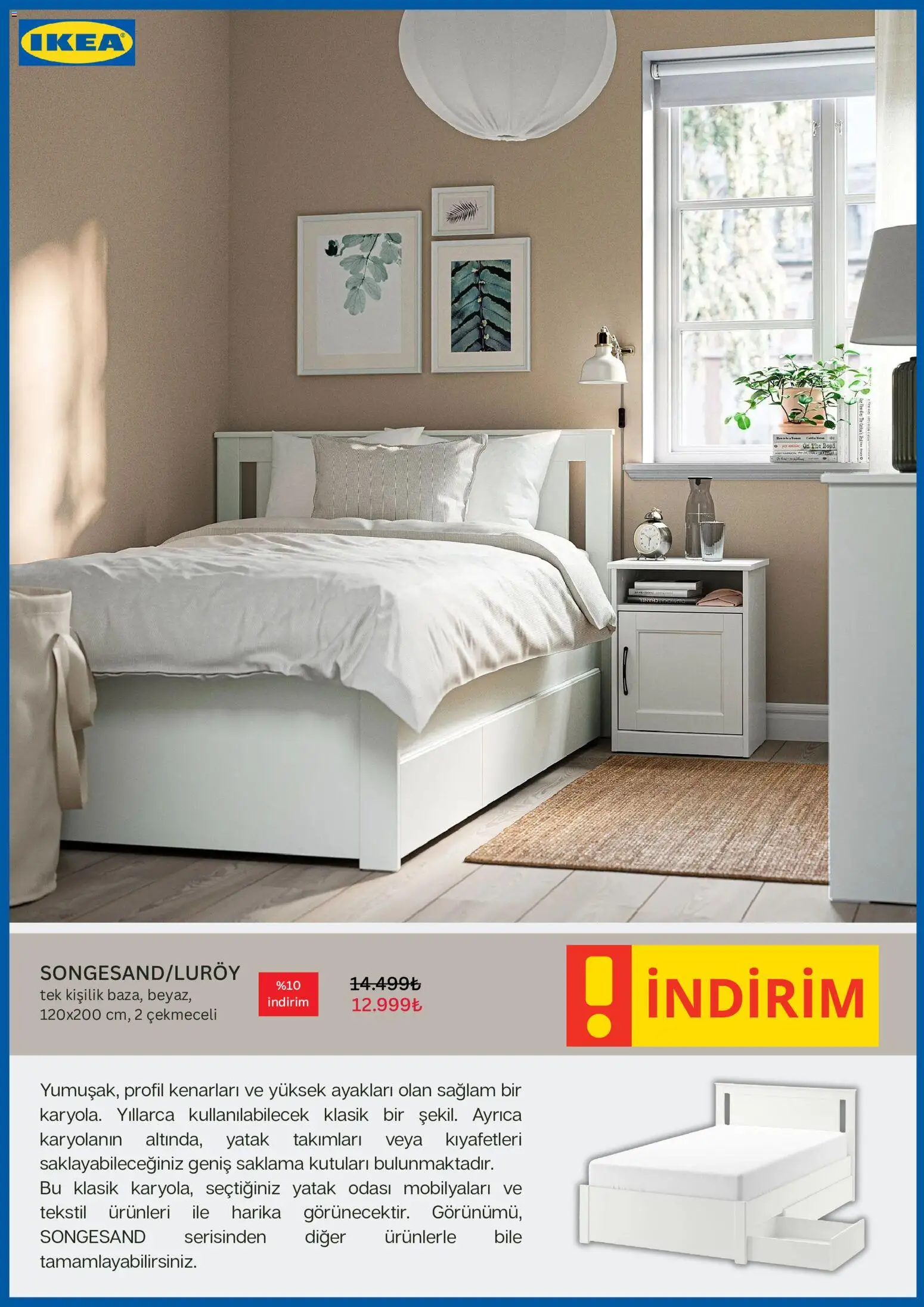 IKEA Katalog - 01.06.2026 tarihinden itibaren geçerlidir | Sayfa: 3 | Ürünler: Yatak