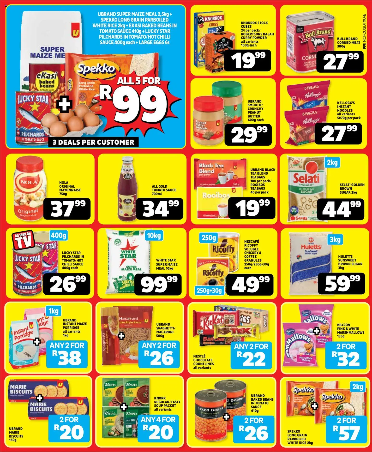 New Usave catalogue – valid from 20.04.2026 | Page: 2 | Products: Tea, Tomato sauce, Soup, Paper