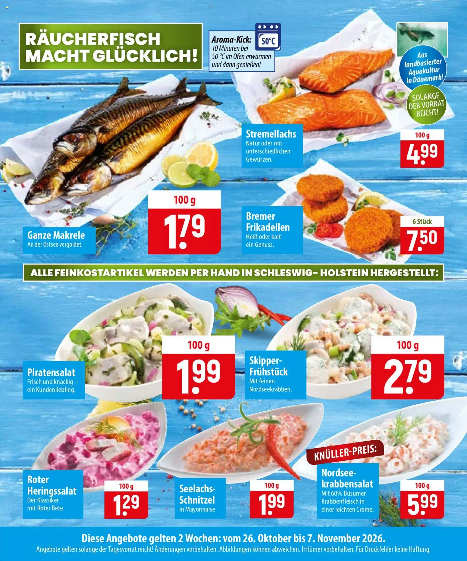 Famila Fischmarkt – gültig ab 26.10.2026 | Seite: 2 | Produkte: Ofen, Schnitzel, Mayonnaise, Makrele