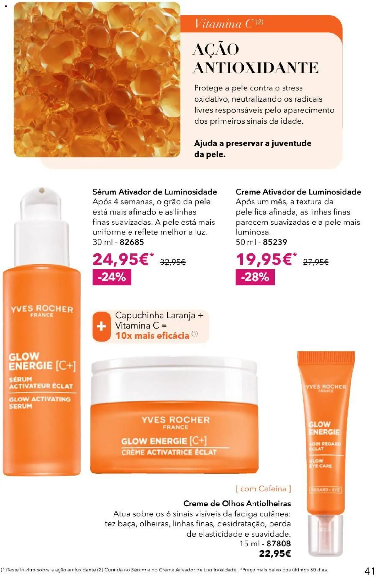 Yves Rocher catálogo 11 │ válido de 27/08/2026 | Página: 41 | Produtos: Sérum, Vitamina c, Creme