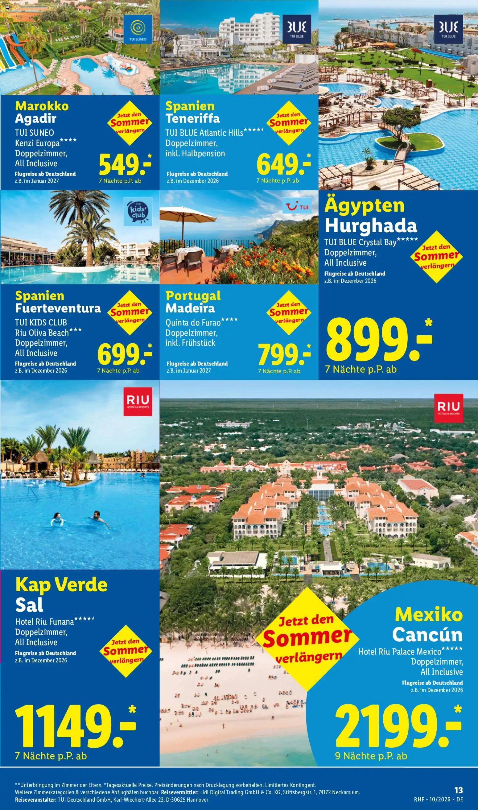 Lidl Reisen Prospekt – gültig ab 30.09.2026 | Seite: 13