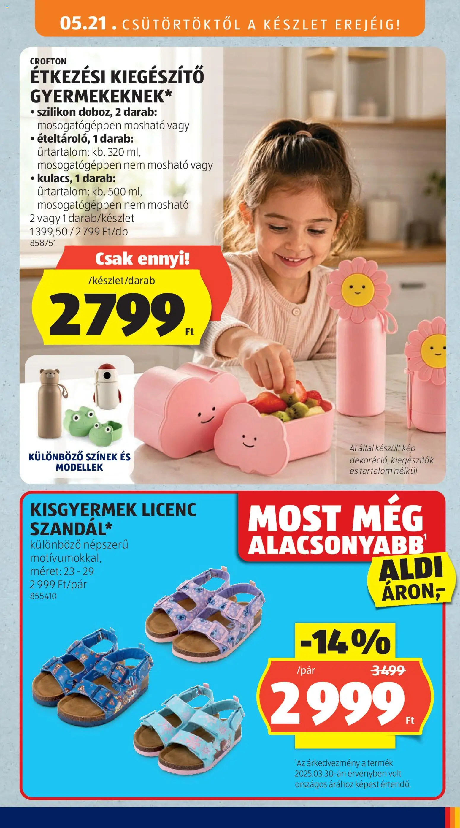 Aldi akciós ujság - amely érvényes a következő dátumtól: 21.05.2026 | Oldal: 27