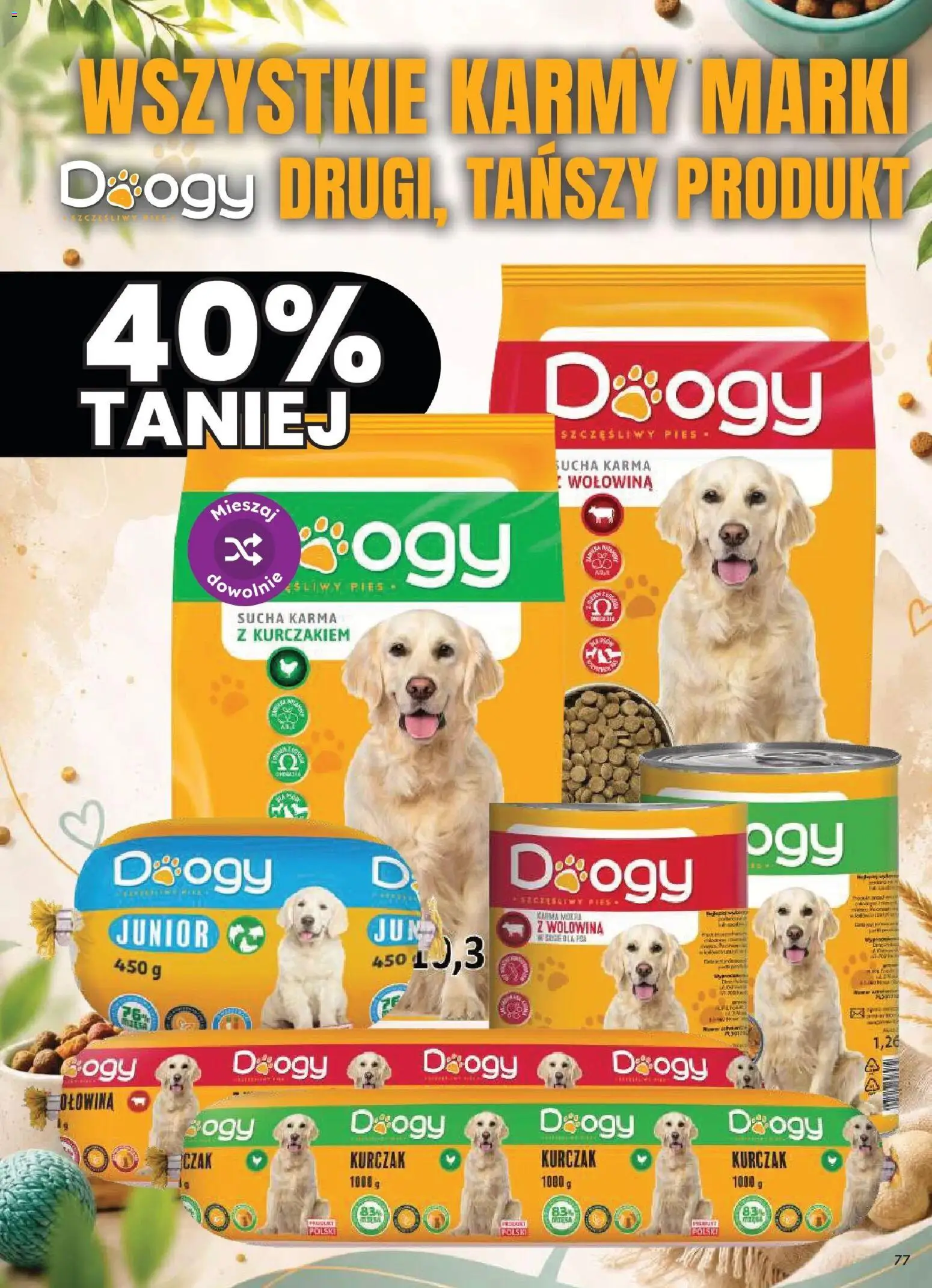 Dino gazetka od 12.08.2026 | Strona: 77 | Produkty: Kurczak, Wołowina, Karma