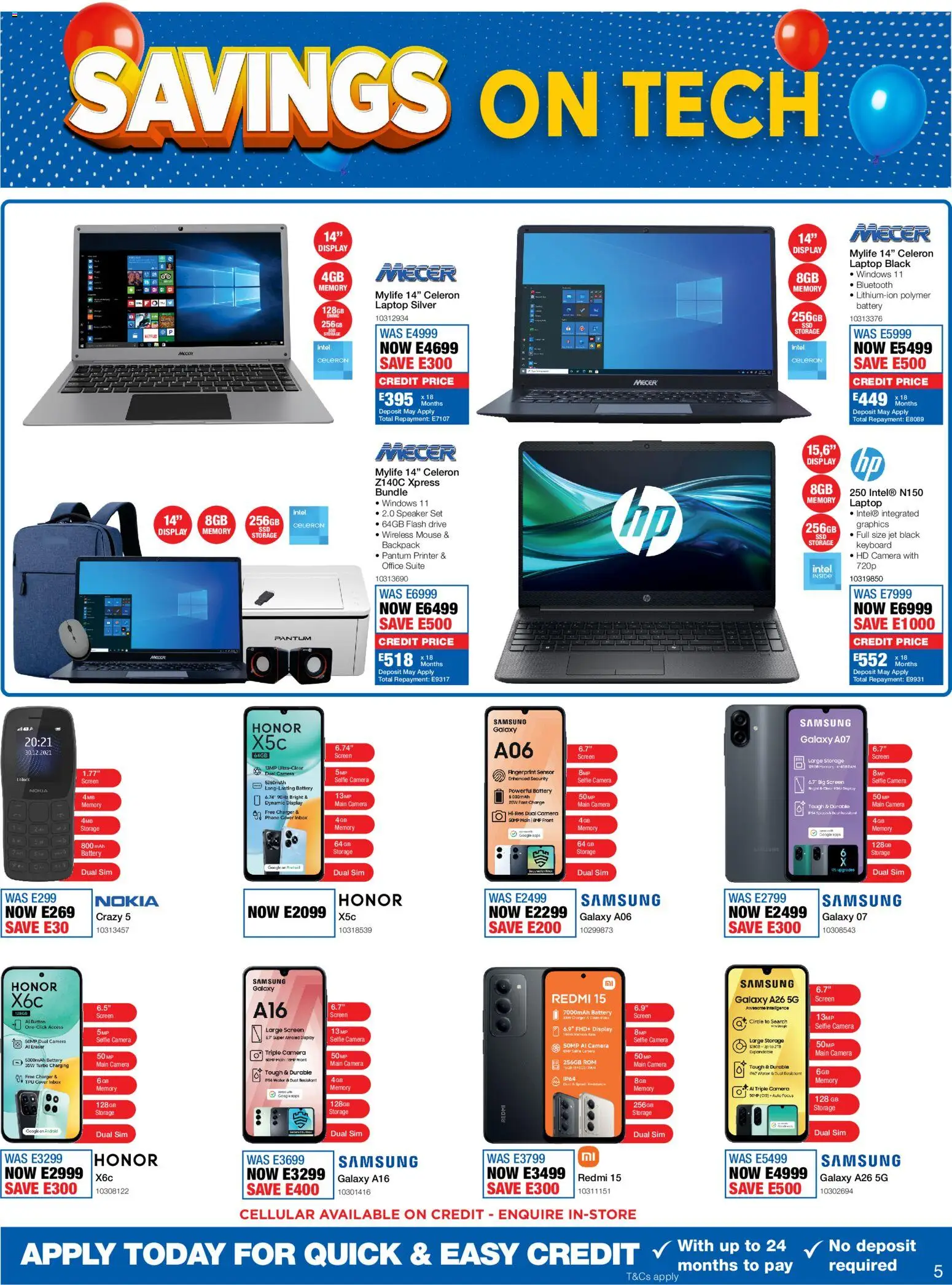 New OK Furniture catalogue – valid from 15.06.2026 | Page: 5 | Products: Camera, Backpack, Battery, Water