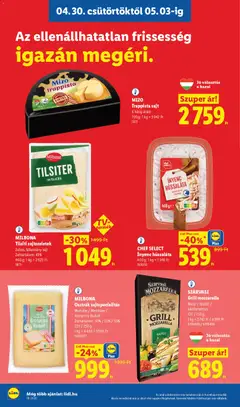 Mizo trappista, 6 hétig érlelt, 700 g - amely érvényes a következő dátumtól: 30.04.2026 | Oldal: 8