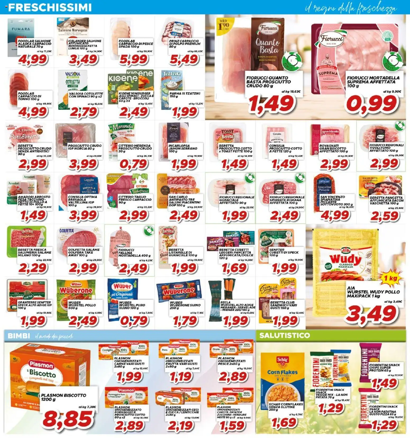 Volantino Ma Supermercati del 12/08/2026 | Pagina: 9 | Prodotti: Prosciutto Crudo, Ceci, Suino, Coniglio