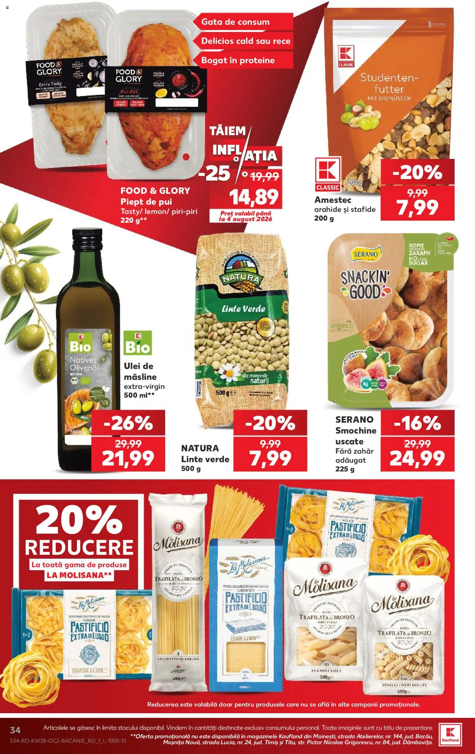 Kaufland RO akciós ujság - amely érvényes a következő dátumtól: 2026.07.08. | Oldal: 34