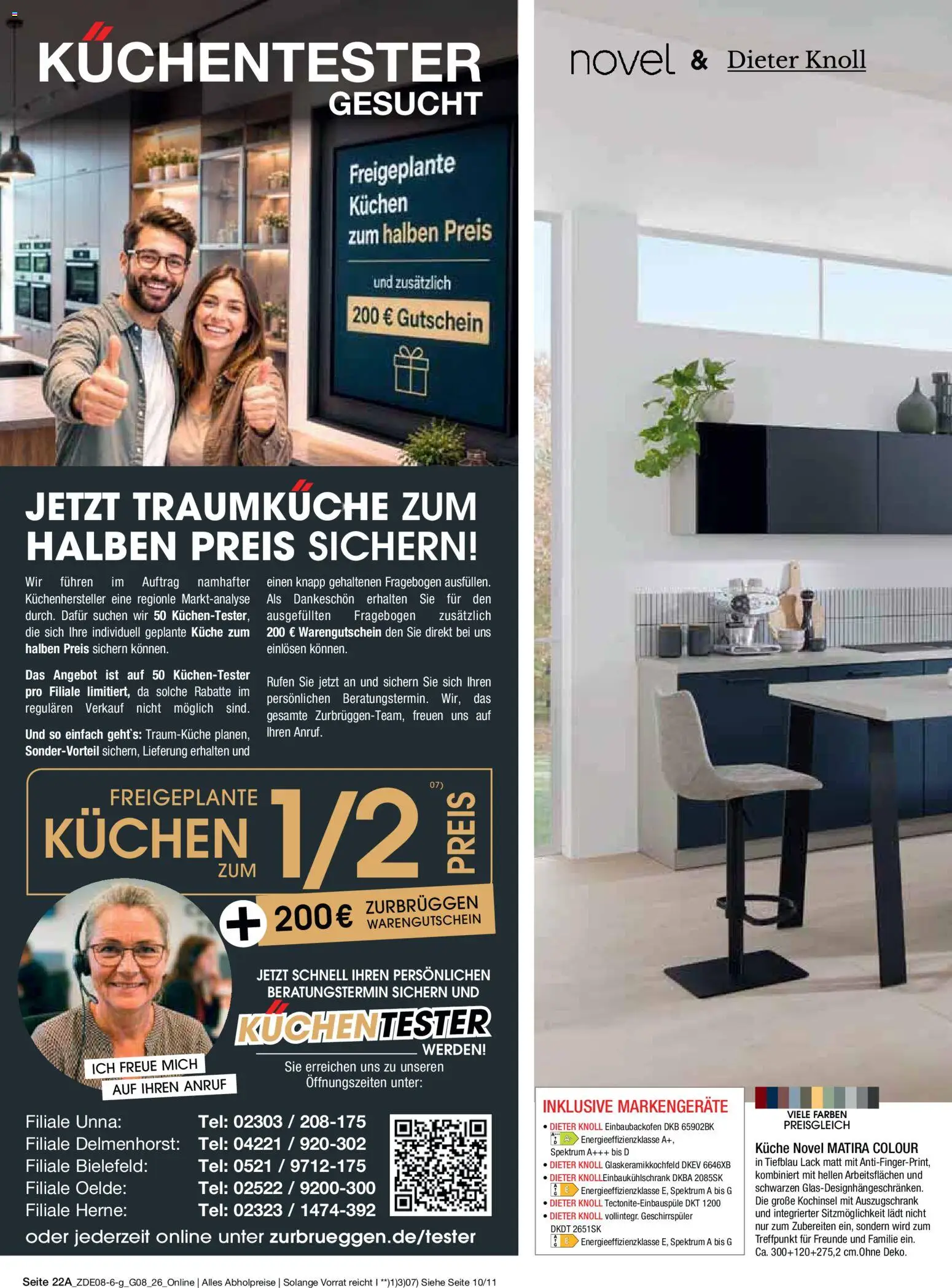 Zurbrüggen Bonus sonder-tage – gültig ab 31.07.2026 | Seite: 52 | Produkte: Geschirrspüler, Küche, Kuchen