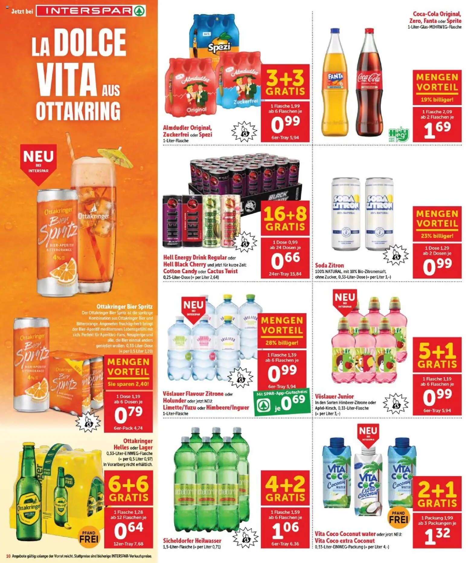 Interspar Flugblatt - Burgenland gültig ab 16.07.2026 | Seite: 11 | Produkte: Zitrone, Bier