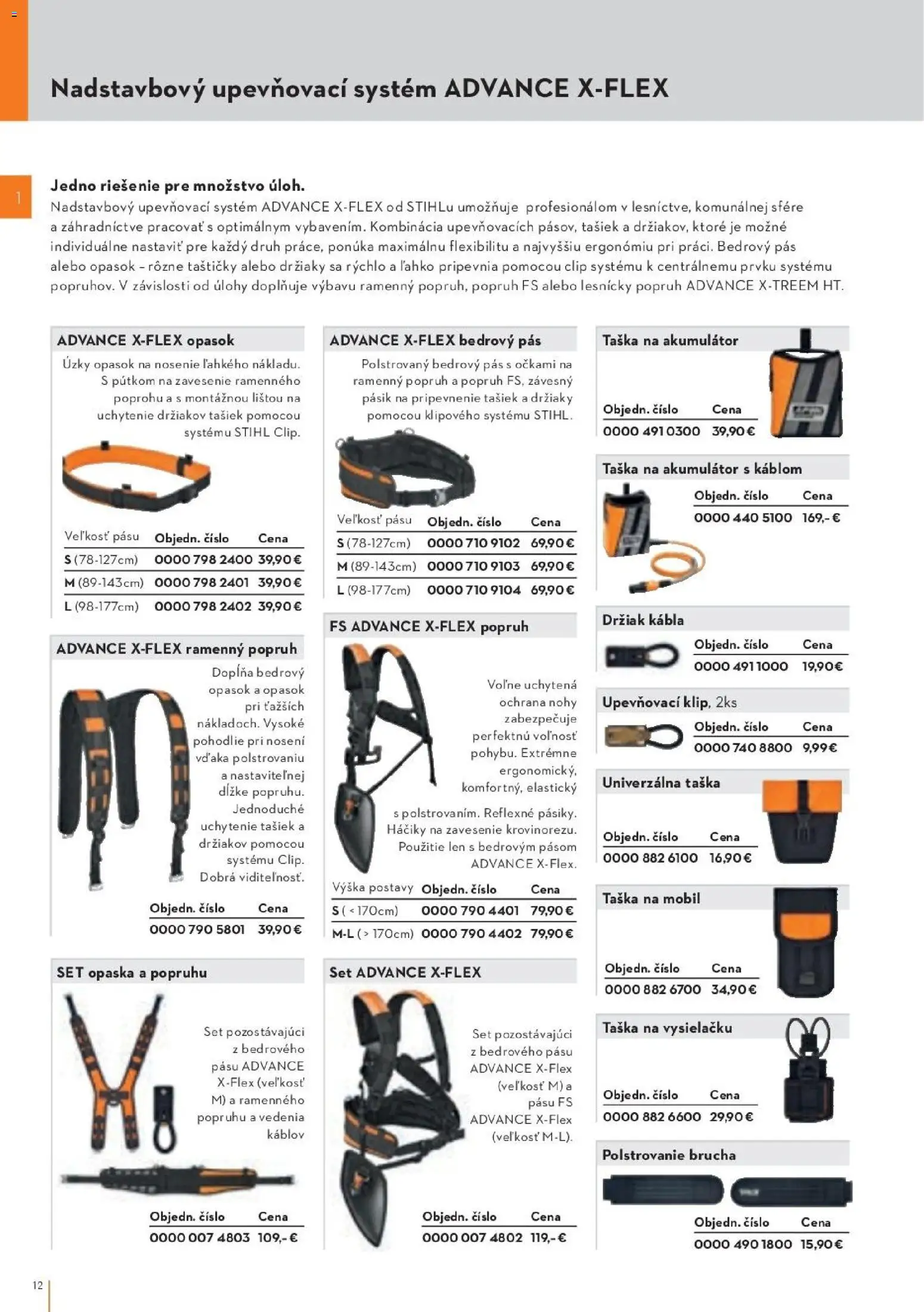 Nové STIHL akcie – leták je platný od 19.08.2026 | Strana: 12 | Produkty: Pás, Mobil, Akumulátor