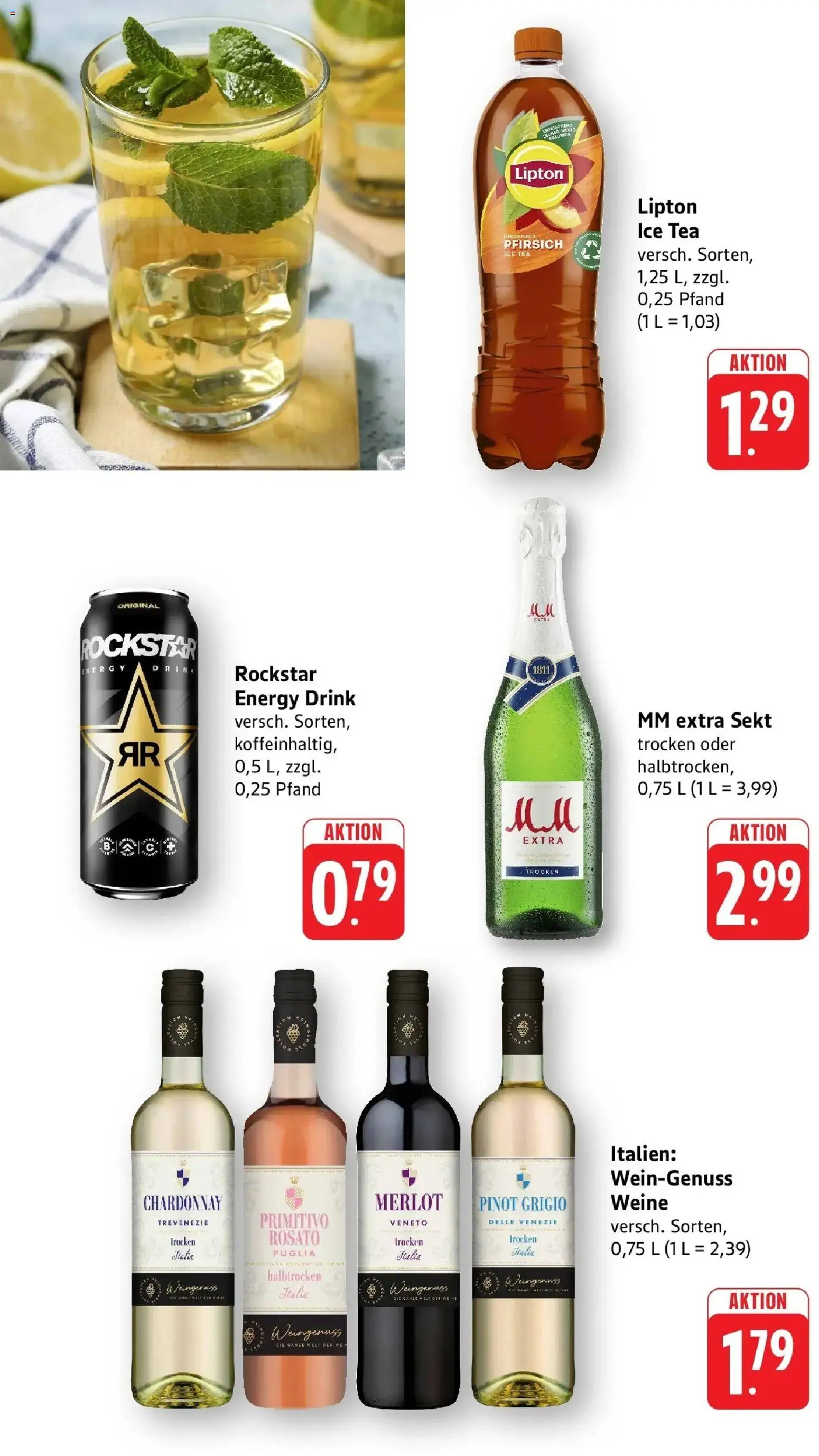 nah & gut Prospekt Sinsheim – gültig ab 19.10.2026 | Seite: 8 | Produkte: Energy, Sekt, Merlot, Pfirsich