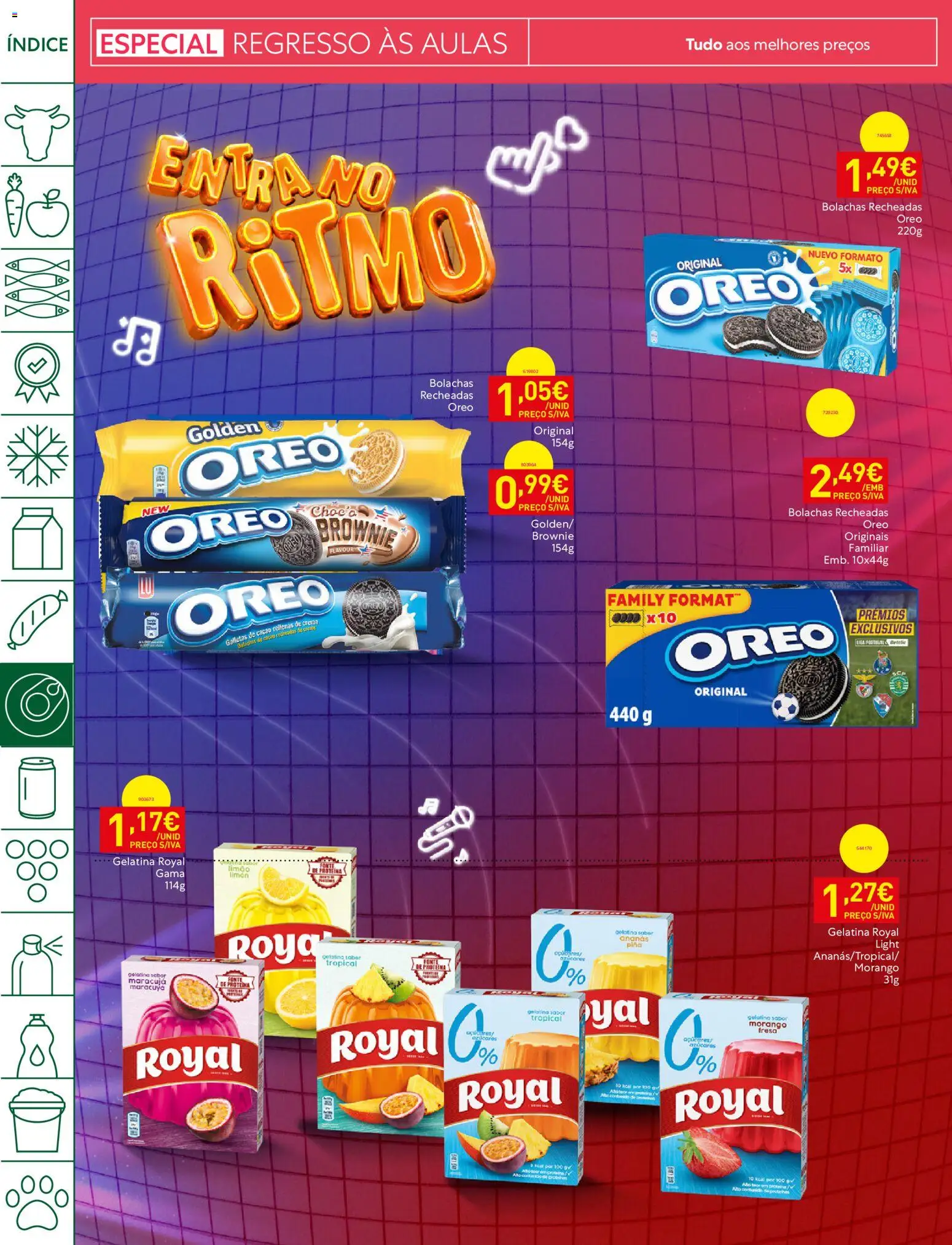 Recheio folheto Madeira │ válido de 25/08/2026 | Página: 20 | Produtos: Bolachas, Oreo, Ananás, Proteina