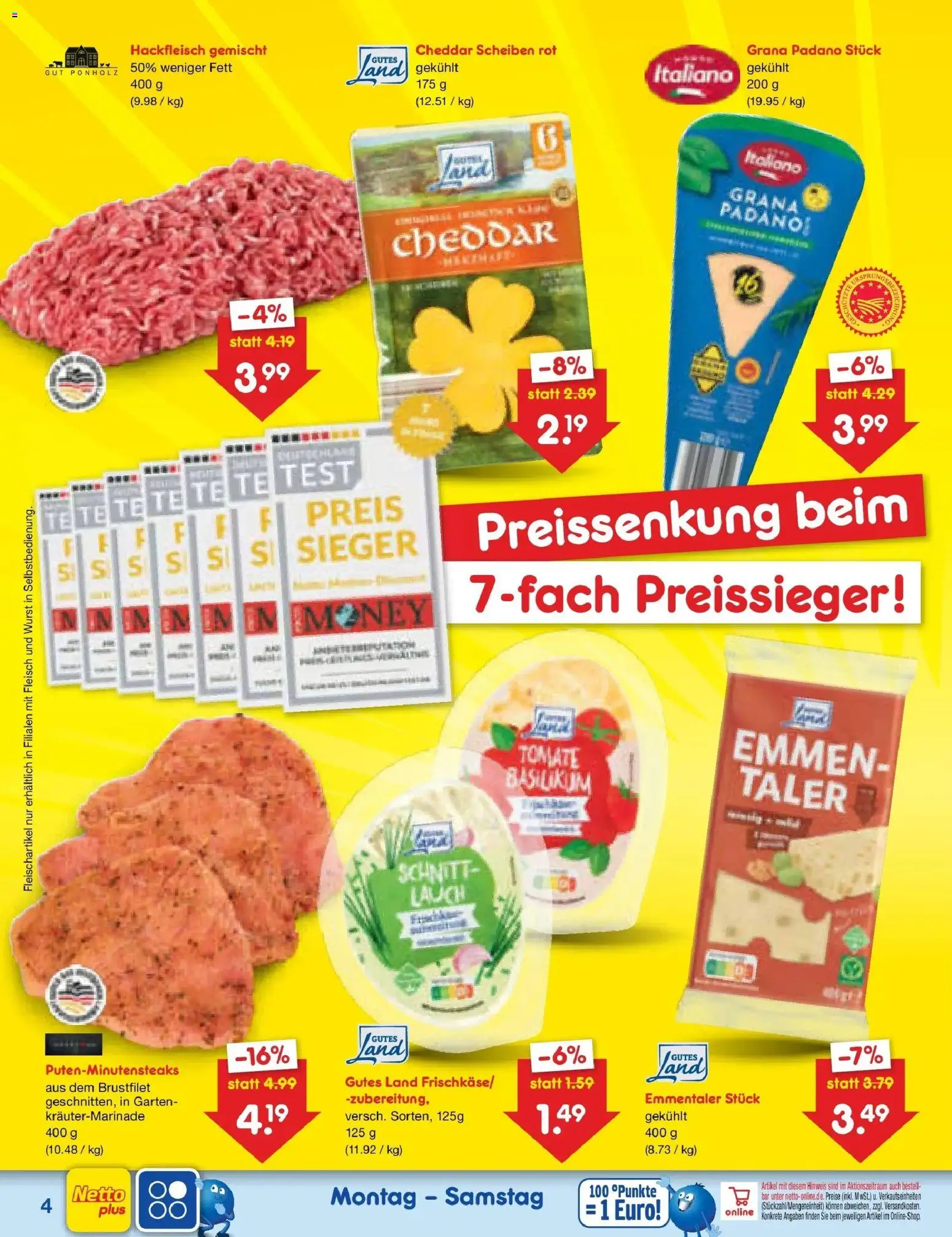 Netto Marken-Discount Prospekt Kremmen – gültig ab 21.06.2026 | Seite: 6 | Produkte: Wurst, Fleisch, Hackfleisch