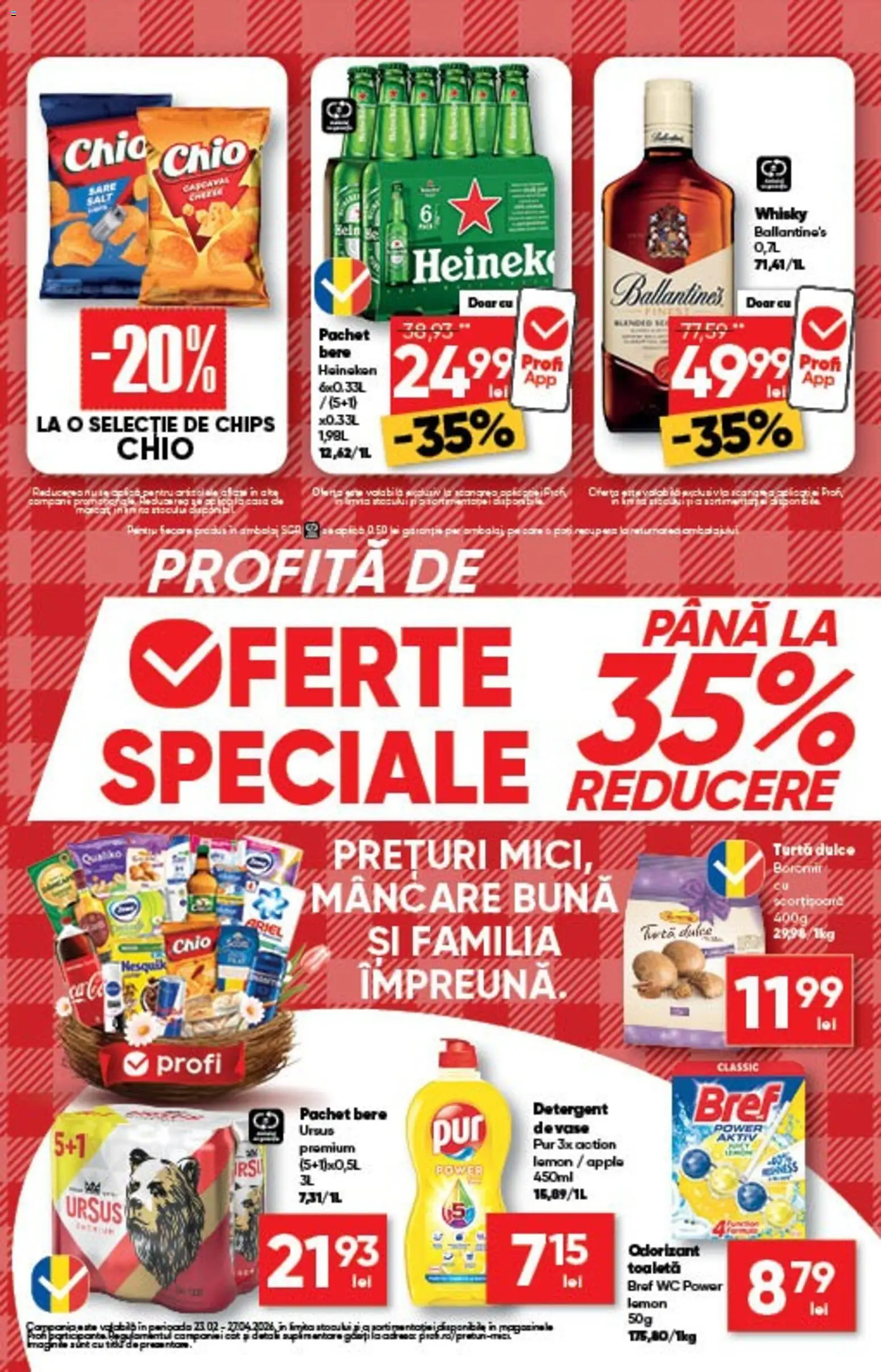Noul catalog Profi – valabil de la 01.04.2026 | Pagină: 3 | Produse: Toaletă, Apple, Bere, Odorizant toaletă