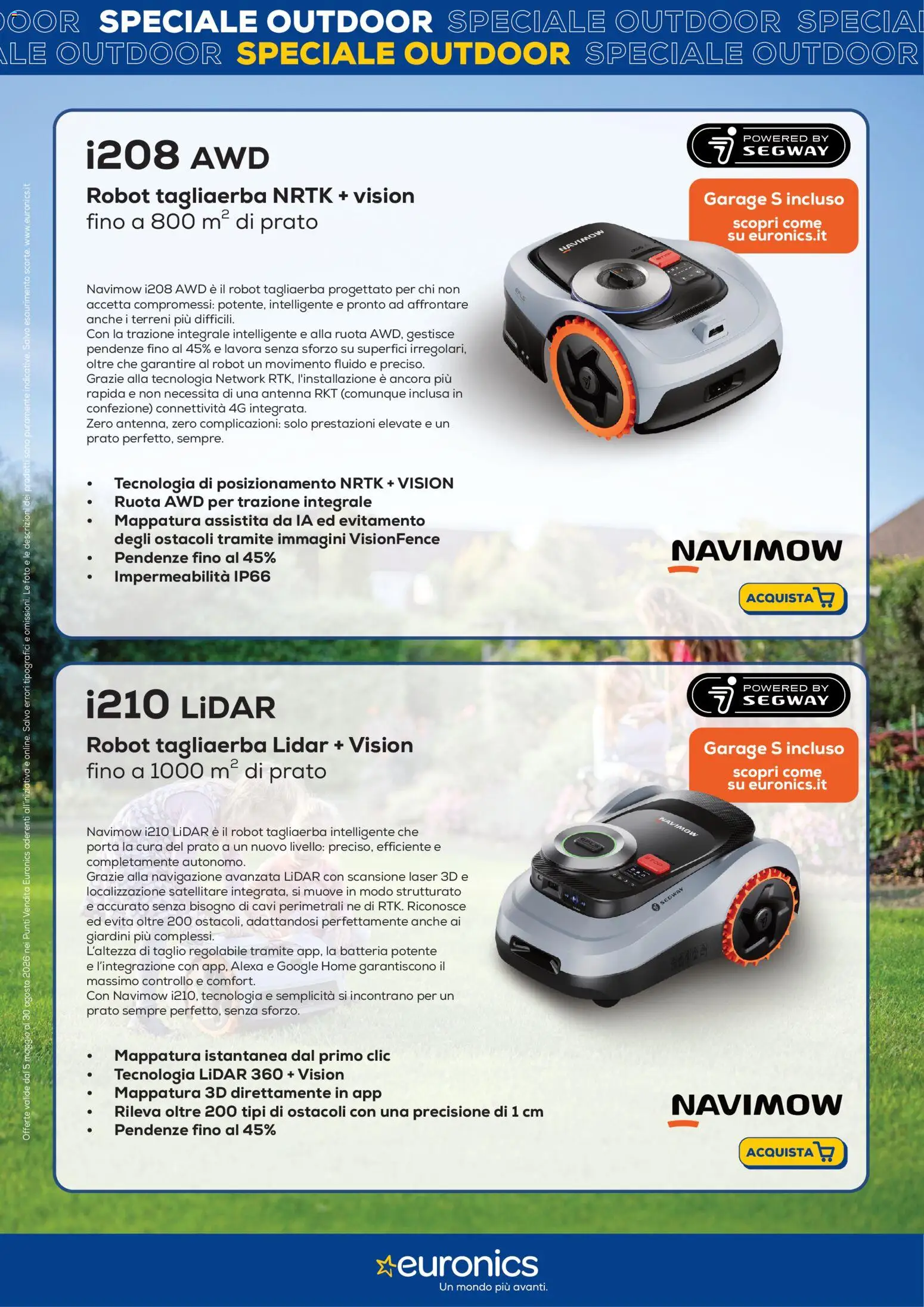 Volantino Euronics del 05/05/2026 | Pagina: 6 | Prodotti: Satellitare, Robot, Navigazione, Batteria