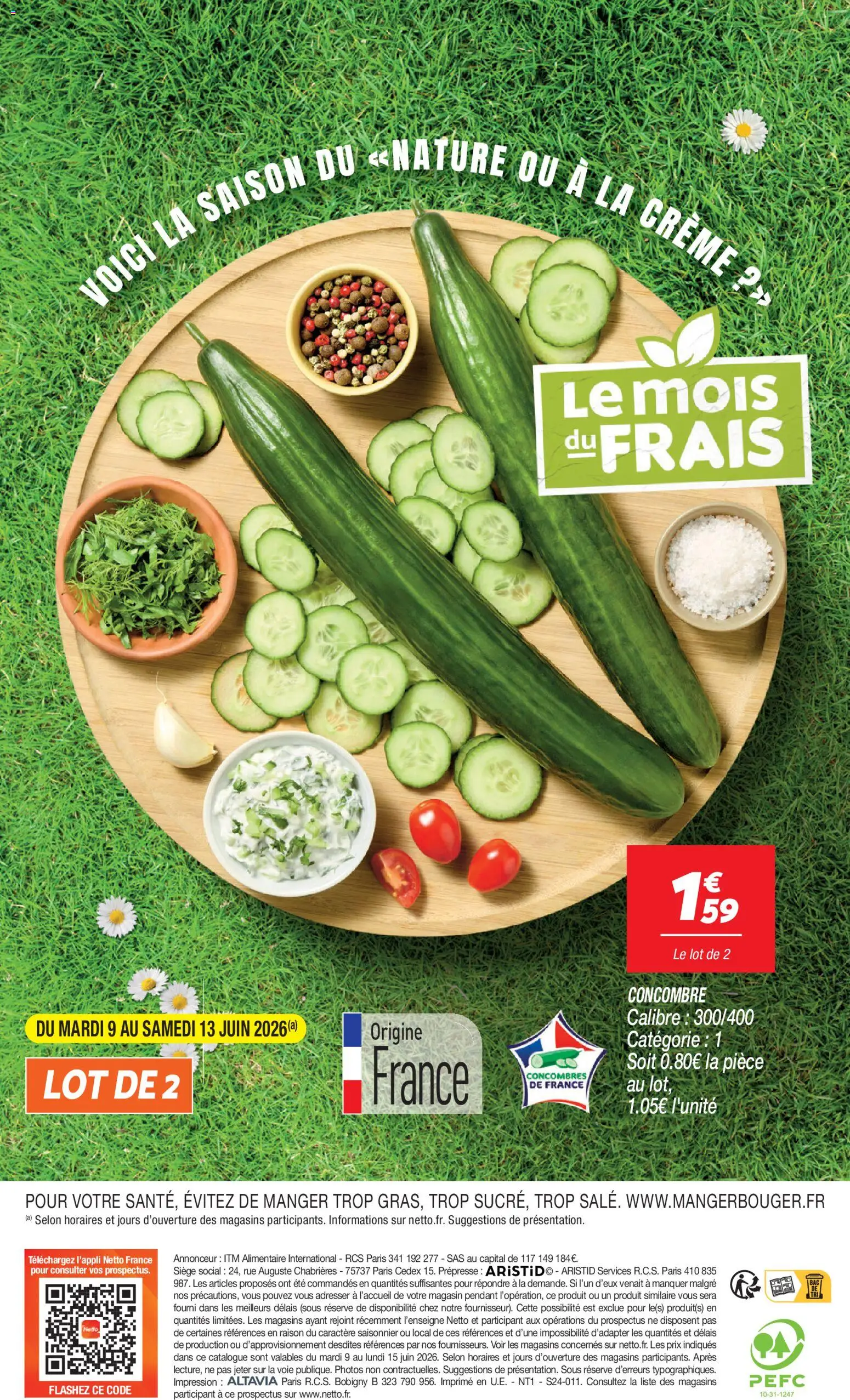 {H1} | Page: 24 | Produits: Concombre, Crème, Concombres