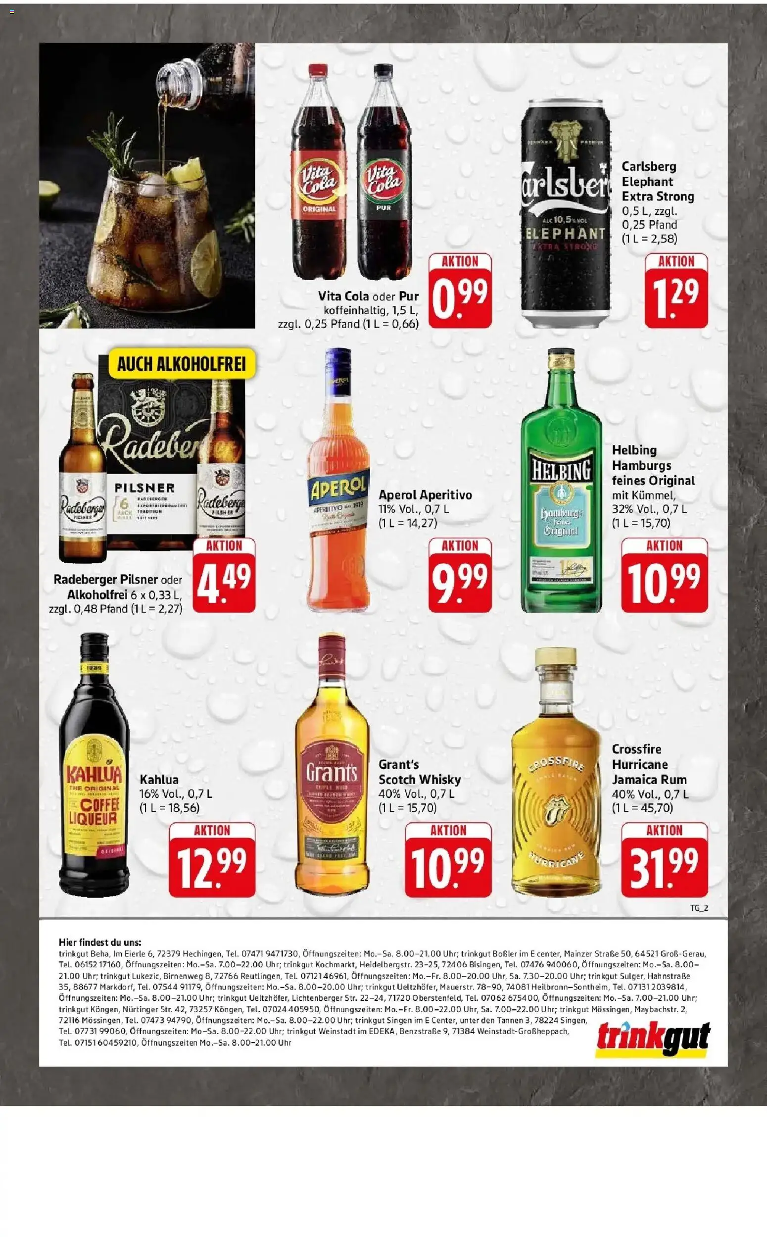 Edeka Prospekt Köngen (ab 14.09.2026) » Angebote Online | Seite: 61 | Produkte: Carlsberg, Cola, Radeberger pilsner, Uhr