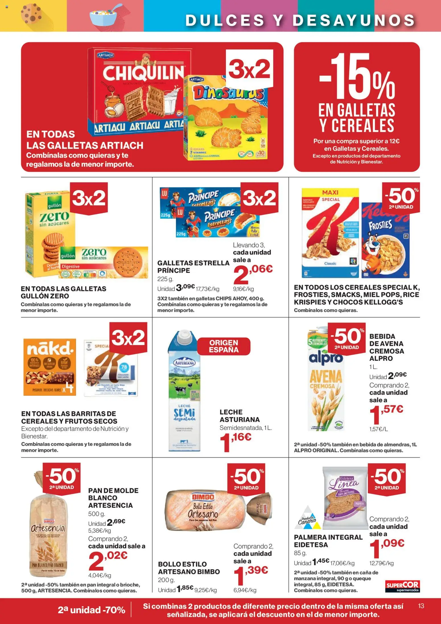 Supercor Canarias │ válido desde el 26/08/2026 | Página: 13 | Productos: Miel, Cereales, Frutos secos, Dulces