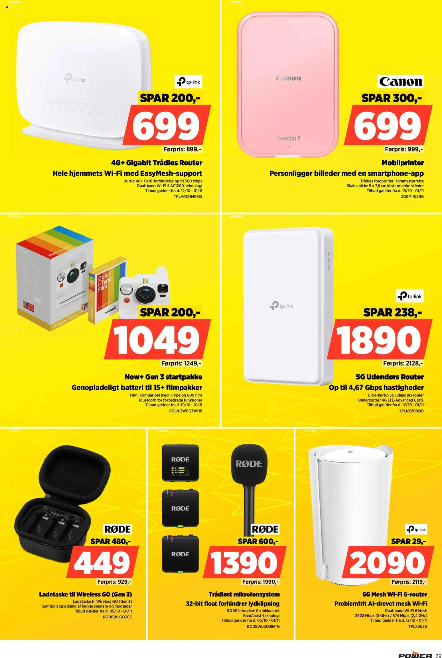 Power tilbudsavis – gyldig fra 23/10/2026 | Side: 29 | Produkter: Skab, Batteri, Router
