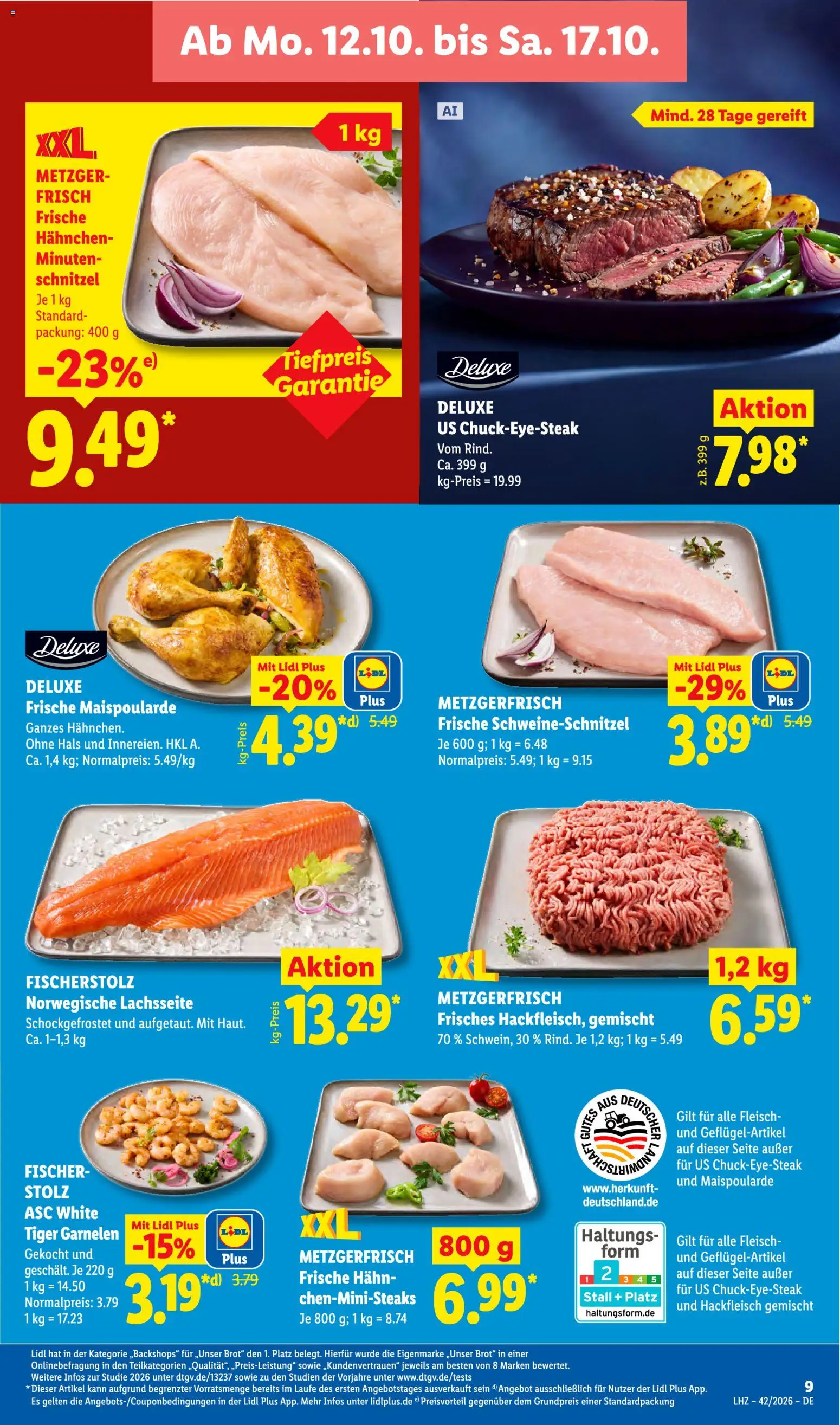 Lidl Německo leták od 12.10.2026 | Strana: 15 | Produkty: Tiger, Deluxe