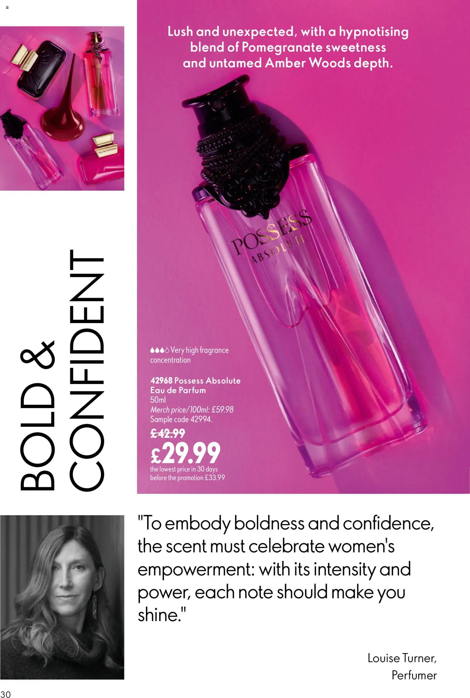 {H1} | Page: 30 | Products: Fragrance, Pomegranate