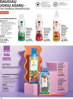 AVON leidinys galioja nuo 01.05.2026 | Puslapis: 158 | Prekių: Balzamas, Šampūnas, Dušo želė, Vonios putos