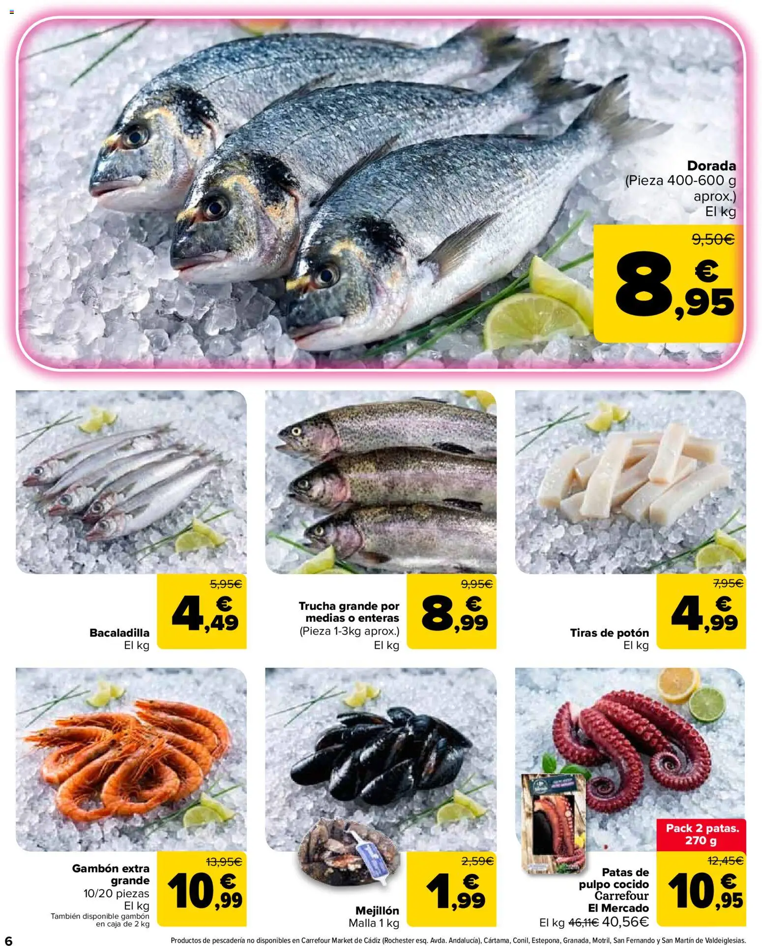 Carrefour Market folleto │ válido desde el 26/08/2026 | Página: 6 | Productos: Trucha, Medias, Caja