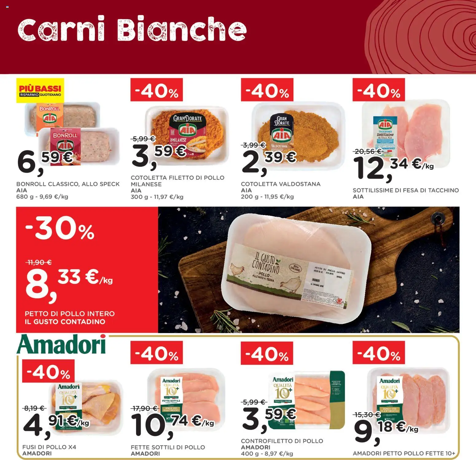 Volantino Poli del 28/10/2026 | Pagina: 7 | Prodotti: Speck, Pollo intero, Tacchino, Terra