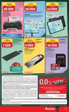 Auchan Iskolakezdés ajánlatok - amely érvényes a következő dátumtól: 2026.07.30. | Oldal: 13