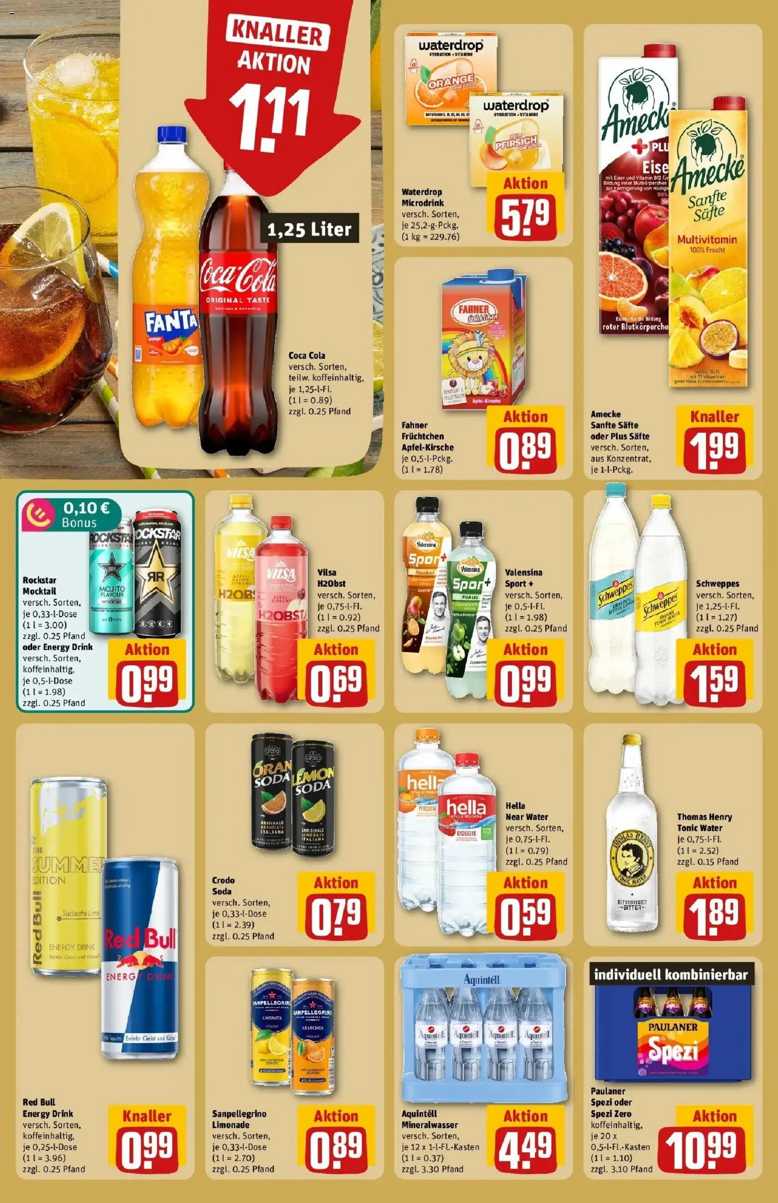 REWE Prospekt ab 03.08.2026 zum Blättern » Angebote | Seite: 20 | Produkte: Limonade, Valensina, Hella, Paulaner