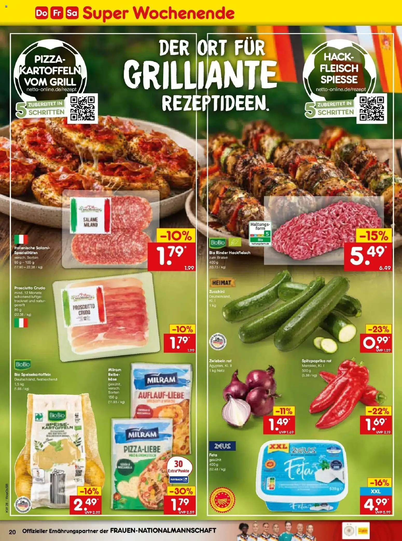 Netto Marken-Discount - Netto: Wochenangebote – gültig ab 05.07.2026 | Seite: 36 | Produkte: Grill, Milram, Pizza, Fleisch