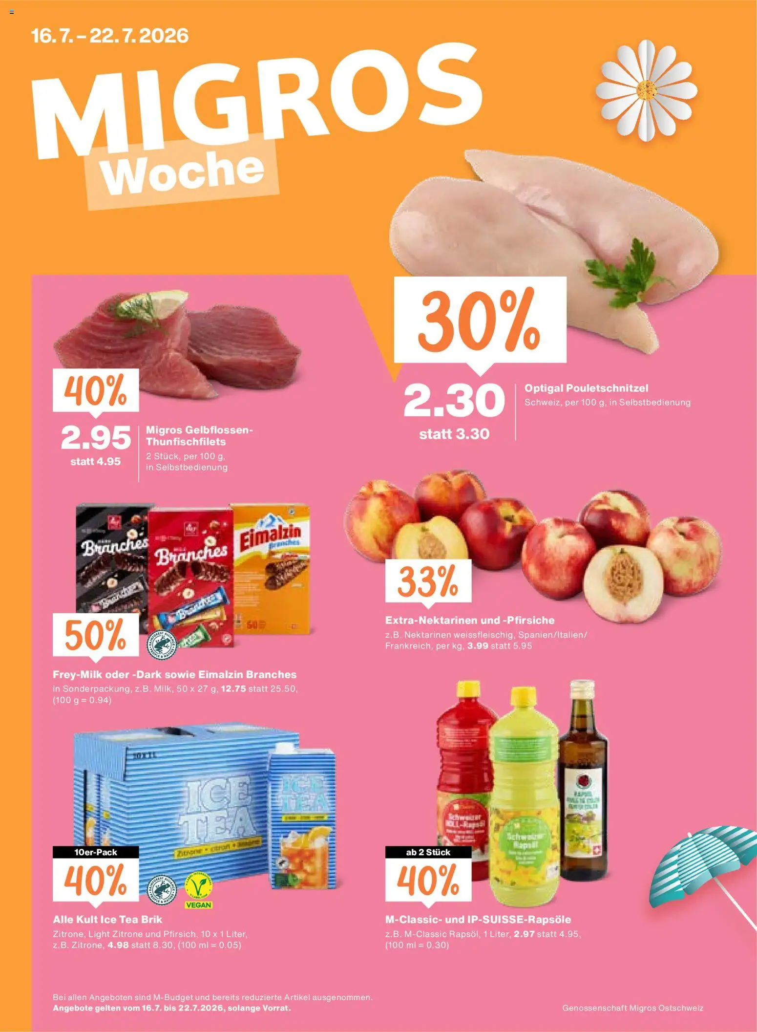 Migros aktionen – gültig ab 16.07.2026 | Seite: 1