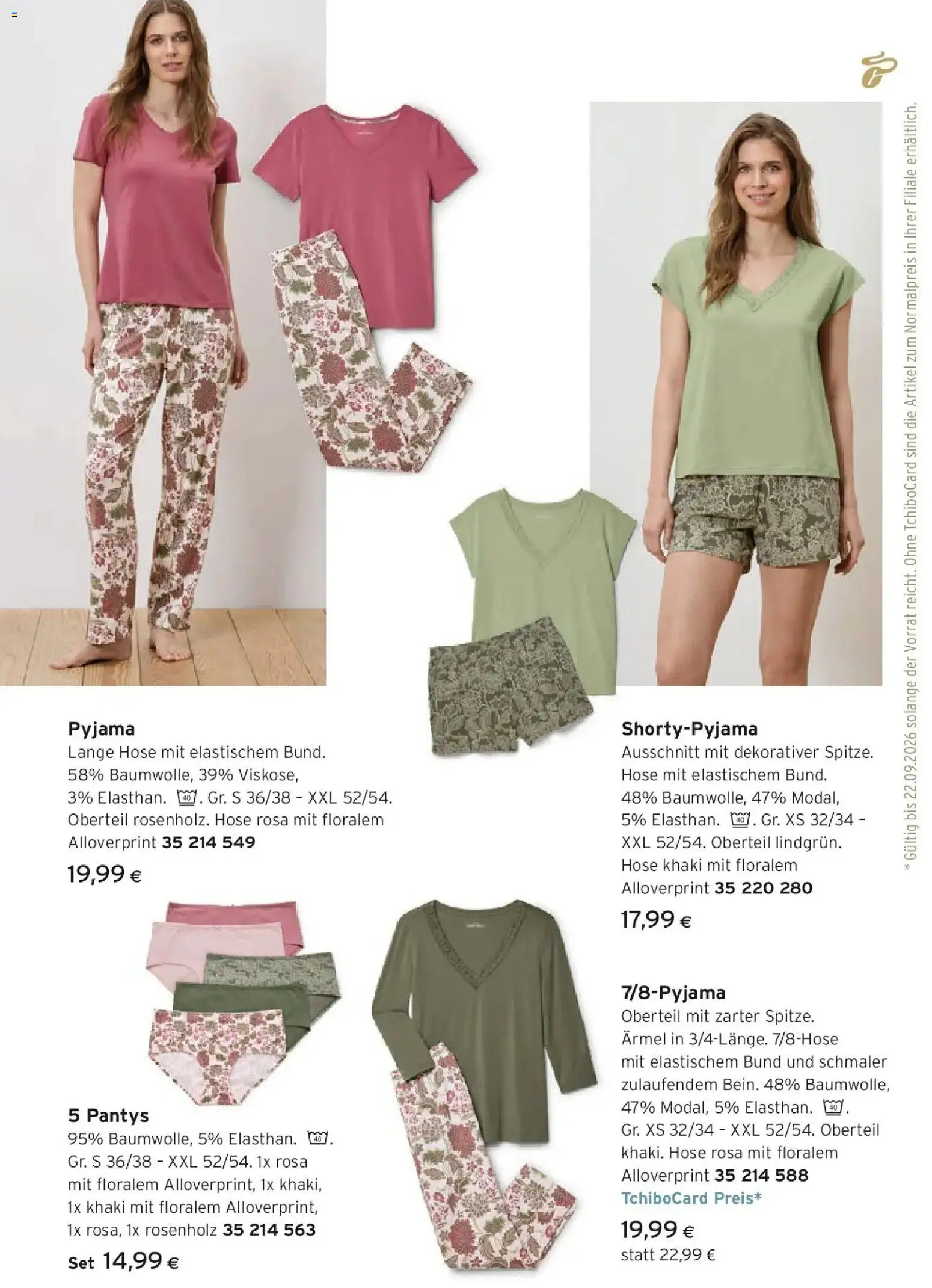 Tchibo Eduscho - Tchibo Magazin von 26.08.2026 - Aktuelle Angebote | Seite: 16 | Produkte: Hose, Pyjama