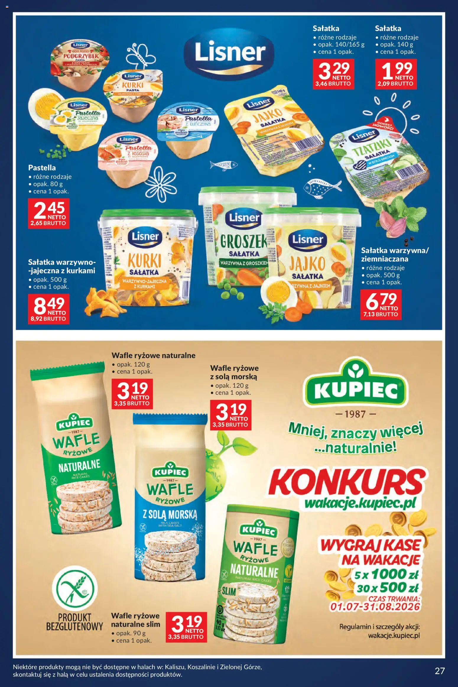 Makro gazetka - Lato pełne inspiracji od 04.08.2026 | Strona: 18 | Produkty: Groszek, Wafle, Wafle ryżowe, Sałatka