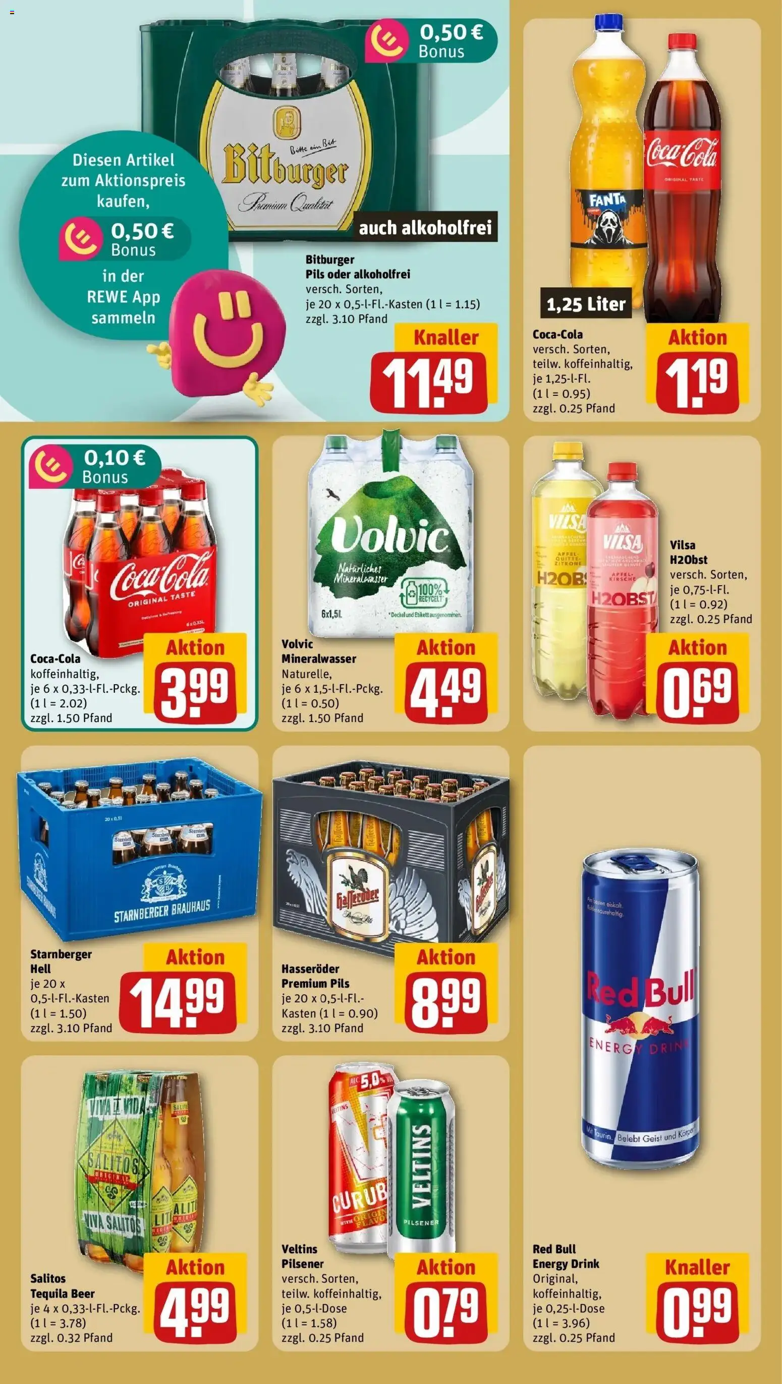 REWE Prospekt ab 05.10.2026 zum Blättern » Angebote | Seite: 18 | Produkte: Mineralwasser, Zitrone, Hasseröder, Volvic