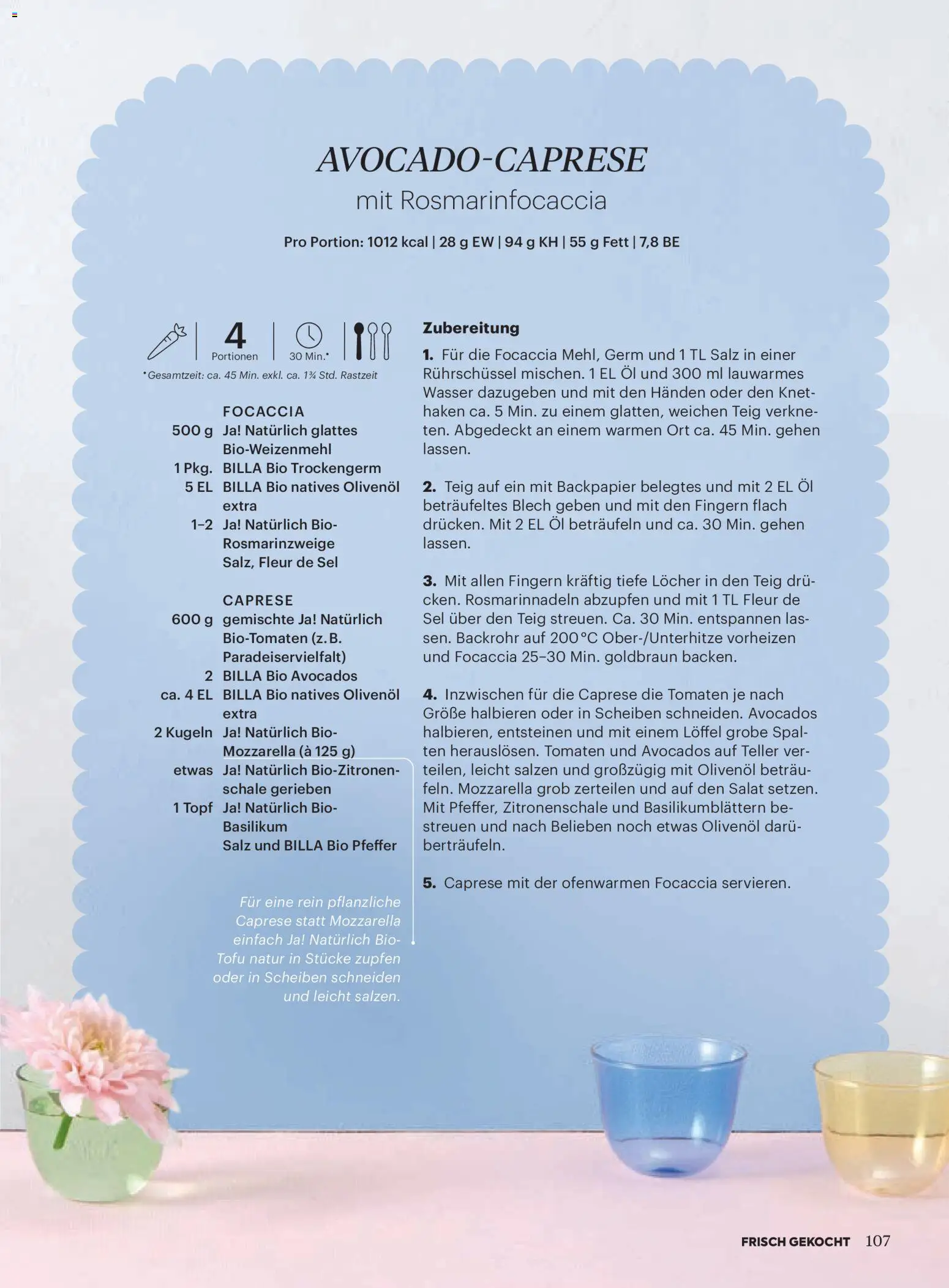 Billa Frisch Gekocht gültig ab 01.05.2026 | Seite: 107 | Produkte: Salat, Wasser, Pfeffer, Tomaten